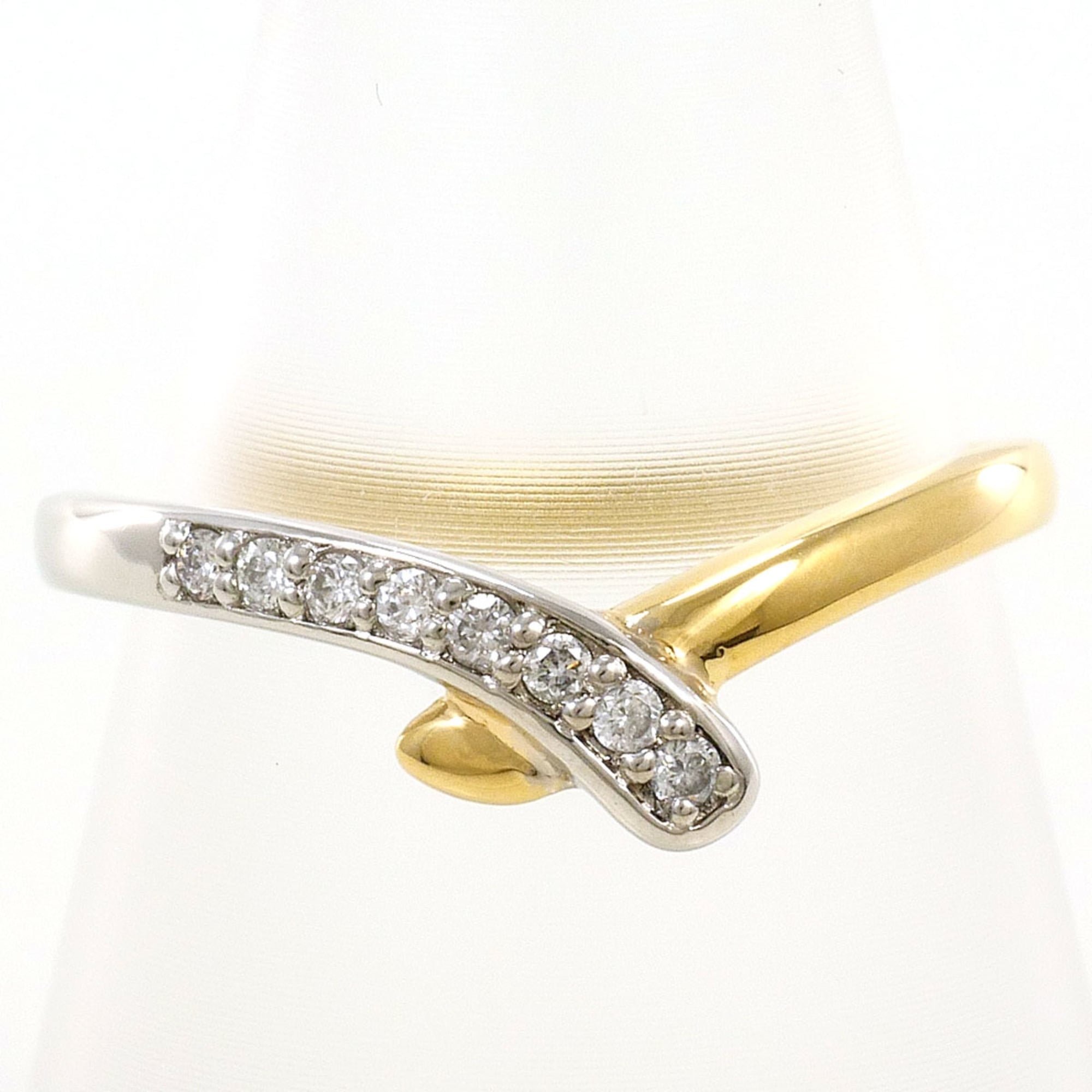 Unbranded Platinum Yellow Gold Yellow Gold (18K) Platinum 950 Band Ring (Pre-Owned)