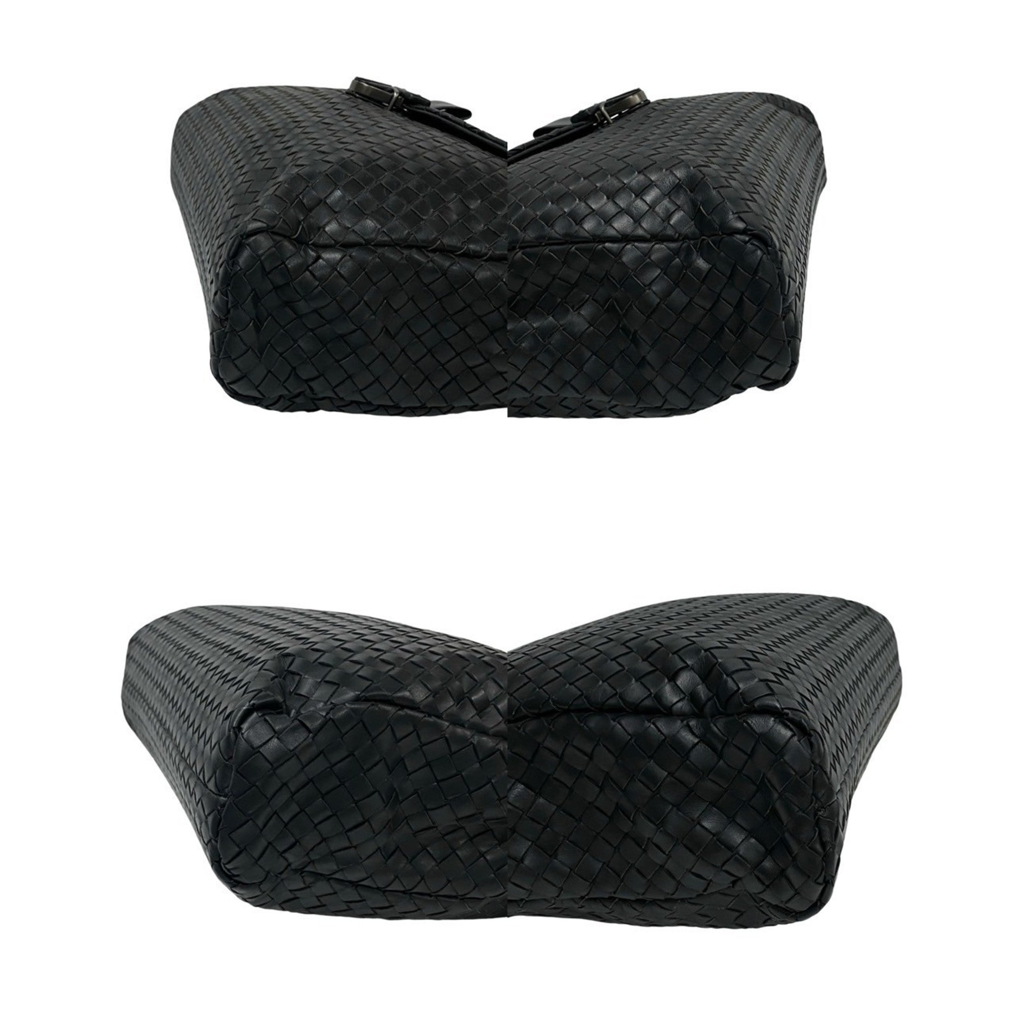 Bottega Veneta Black Leather Briefcase (Pre-Owned)