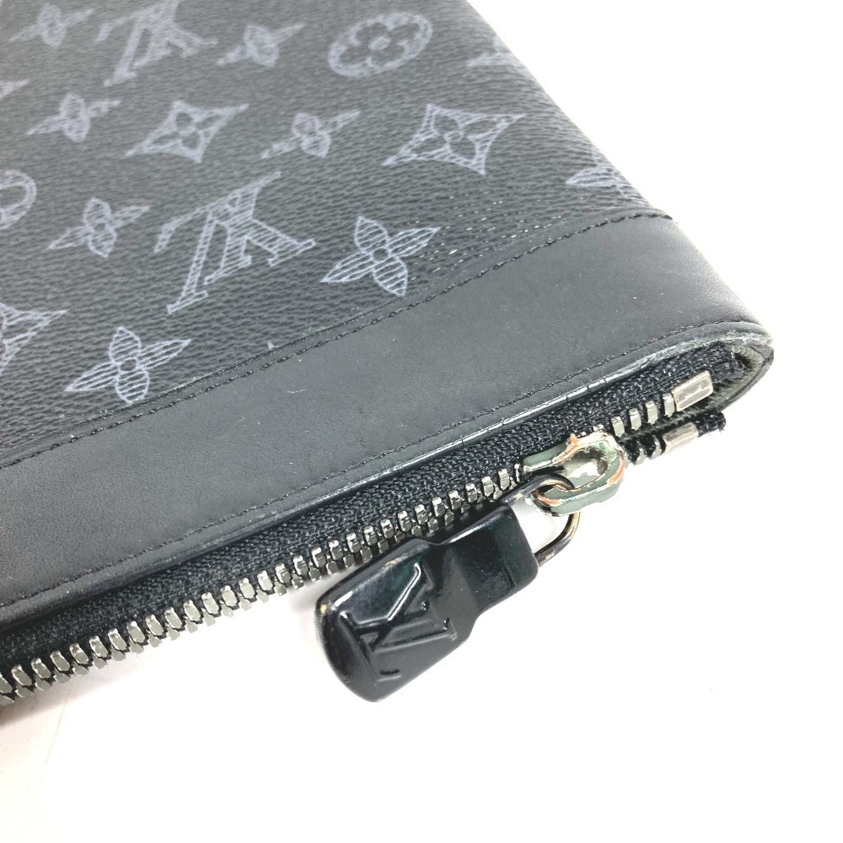 Louis Vuitton Monogram Eclipse Black Monogram Eclipse Clutch Bag Handbag Pochette (Pre-Owned)