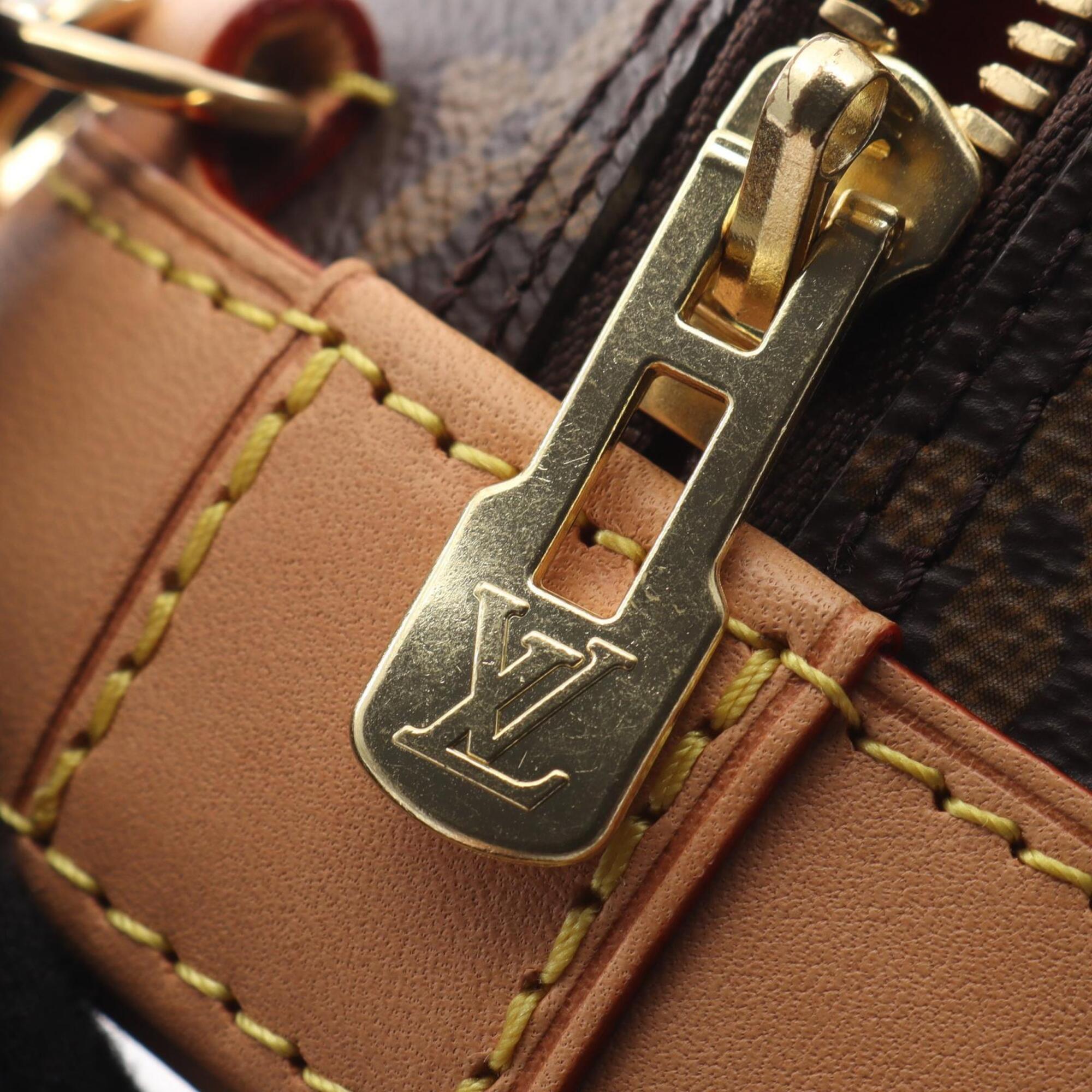 Louis Vuitton Monogram Brown Monogram Leather Backpack (Pre-Owned)