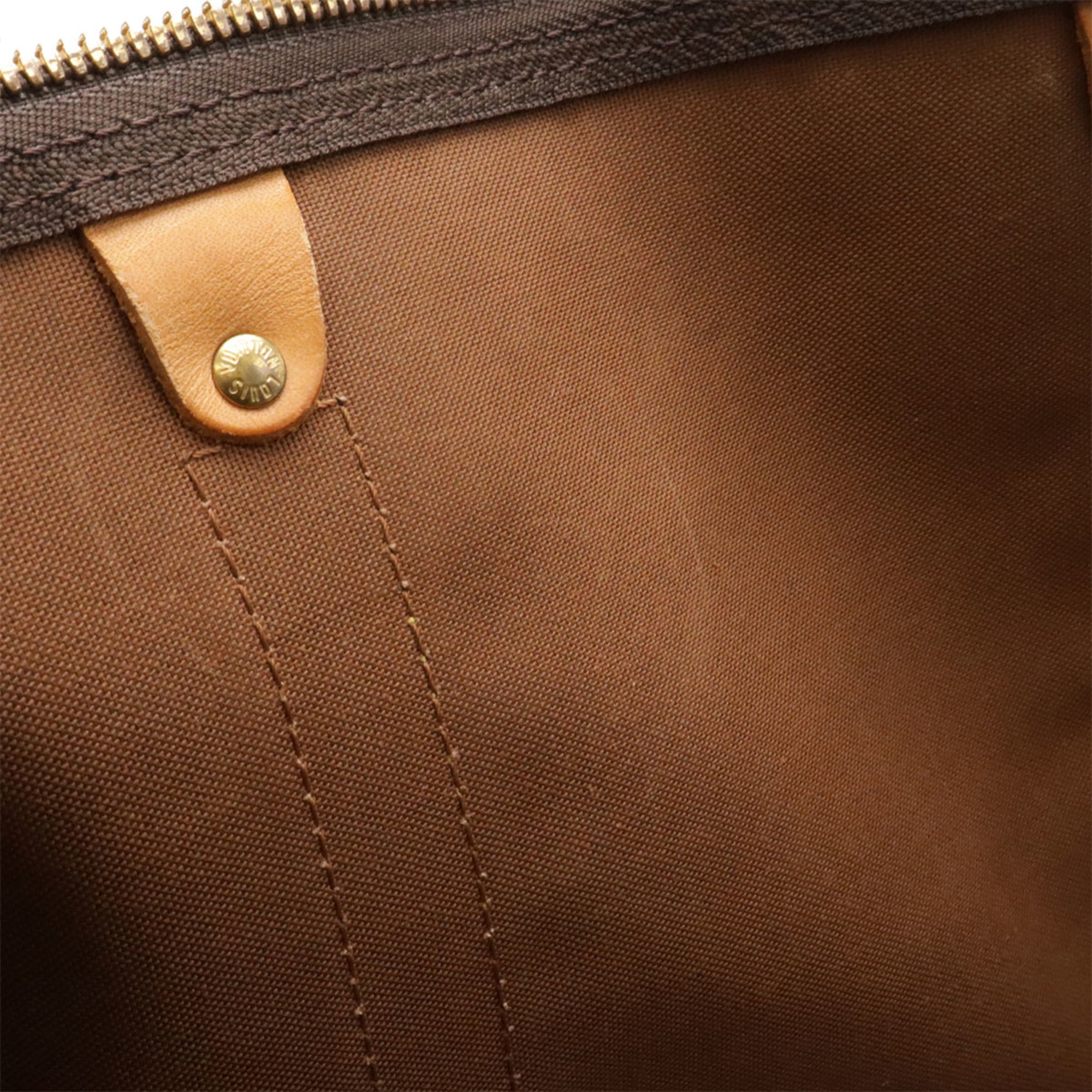 Louis Vuitton Brown Monogram Canvas Boston Bag Shoulder Bag (Pre-Owned)