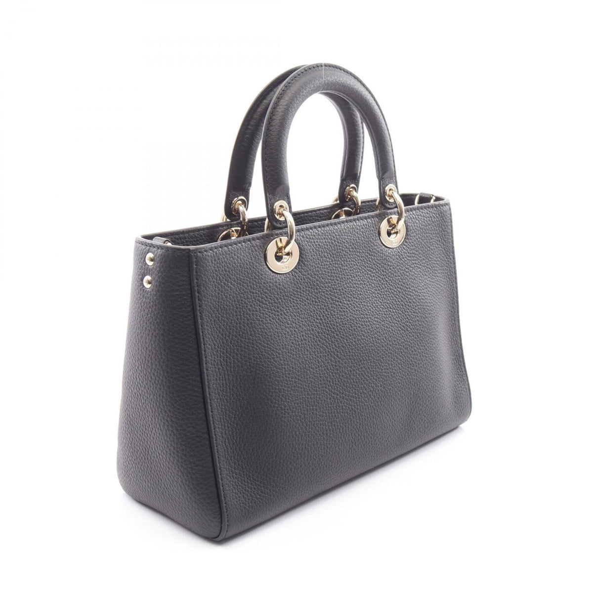 Christian Dior Black Leather Handbag (Pre-Owned)
