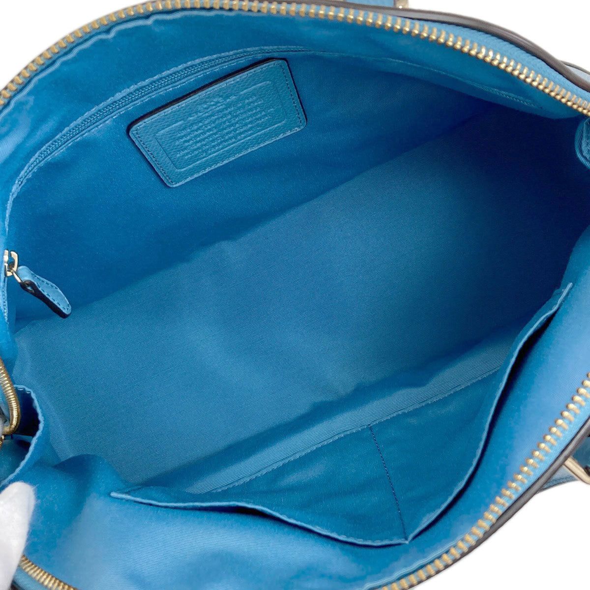 Coach Blue Leather Handbag (Pre-Owned)