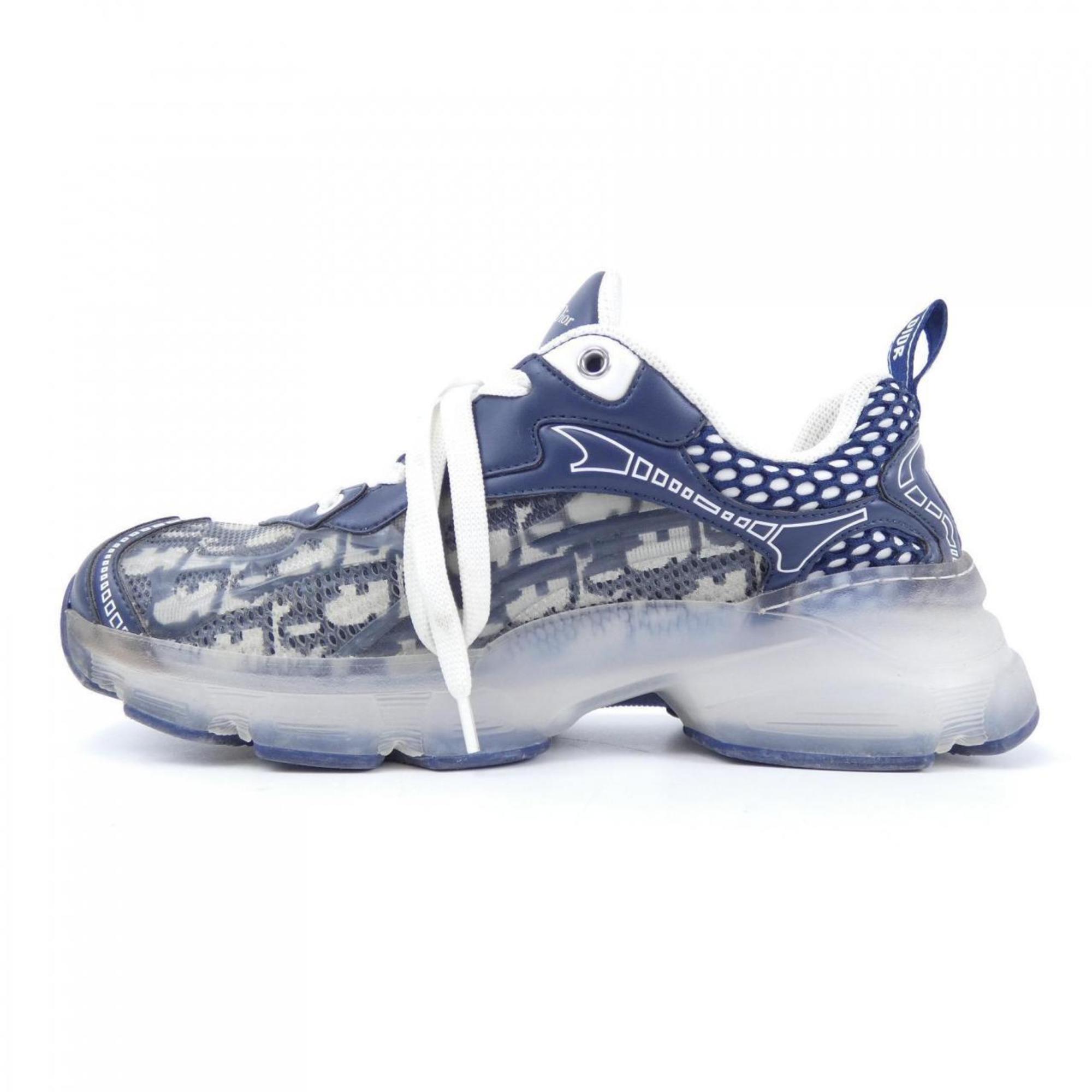 Christian Dior Gray Navy Sneakers (Pre-Owned)