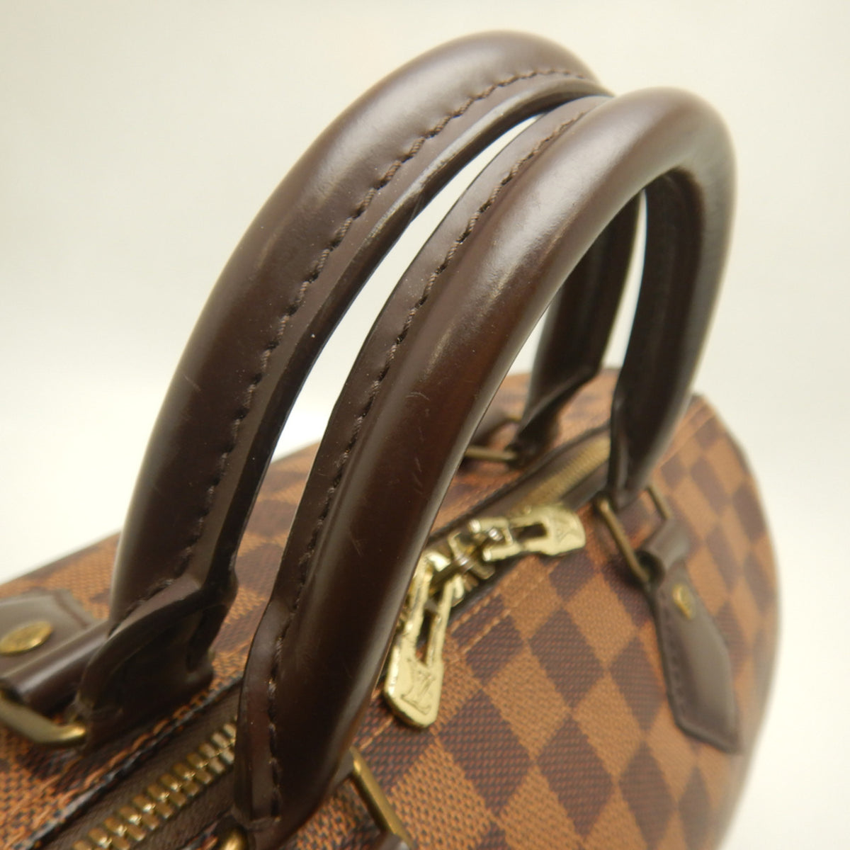 Louis Vuitton Ebene Damier Canvas Handbag (Pre-Owned)