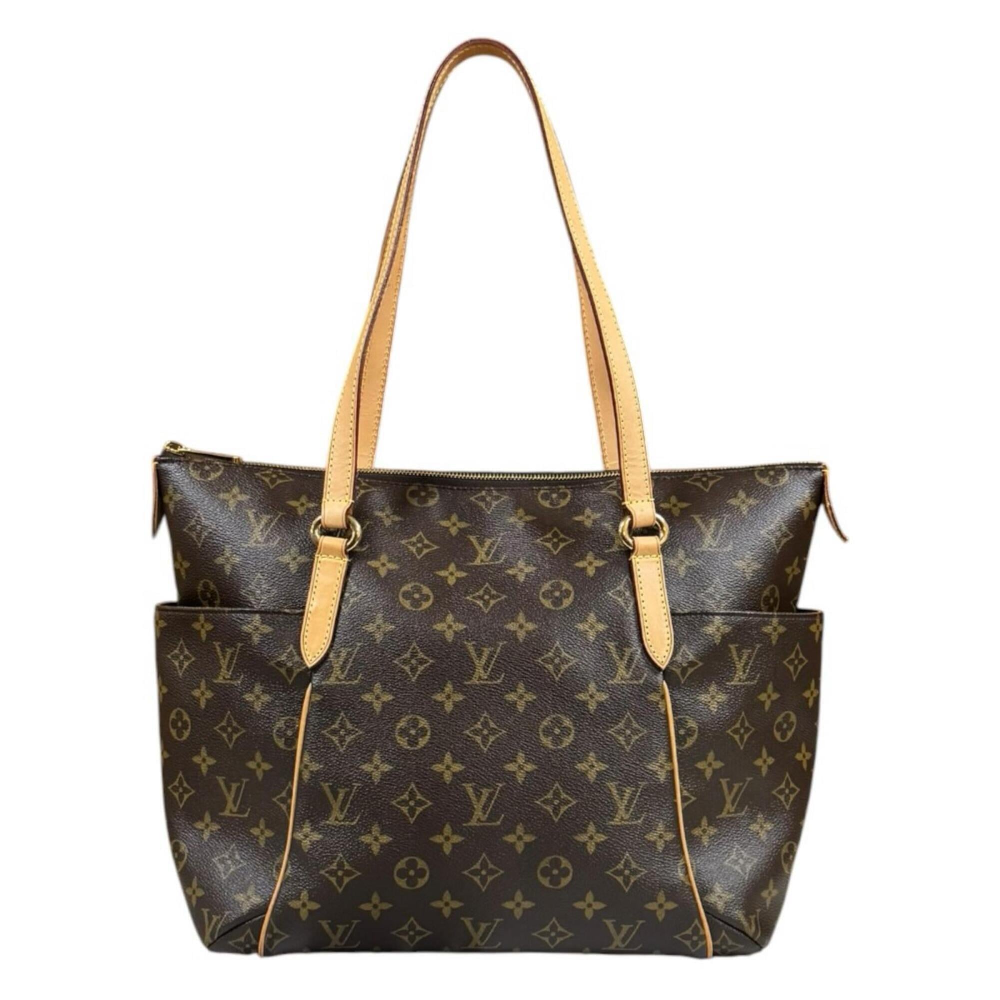 Louis Vuitton Brown Monogram Canvas Tote Bag (Pre-Owned)