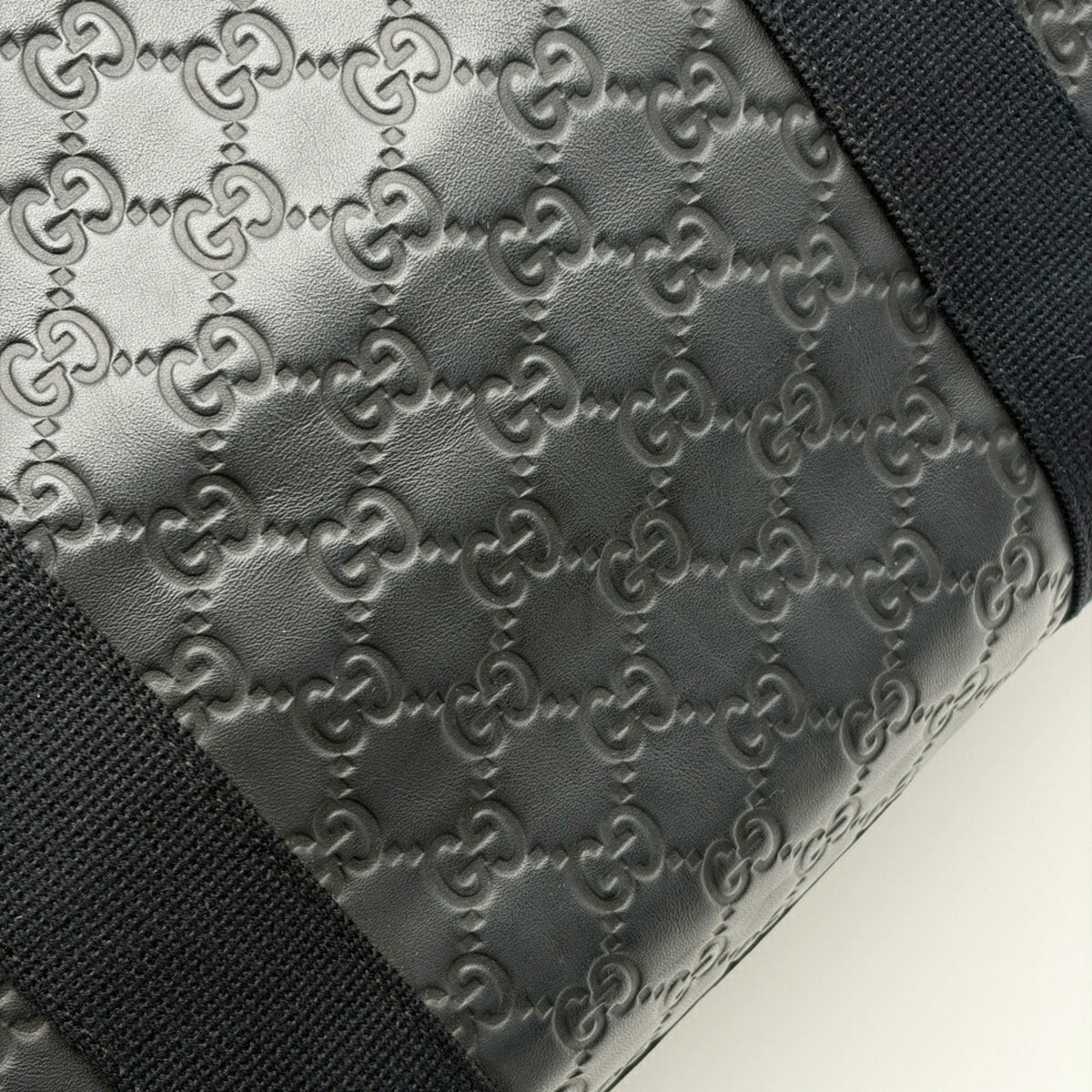 Gucci Black Leather Tote Bag (Pre-Owned)
