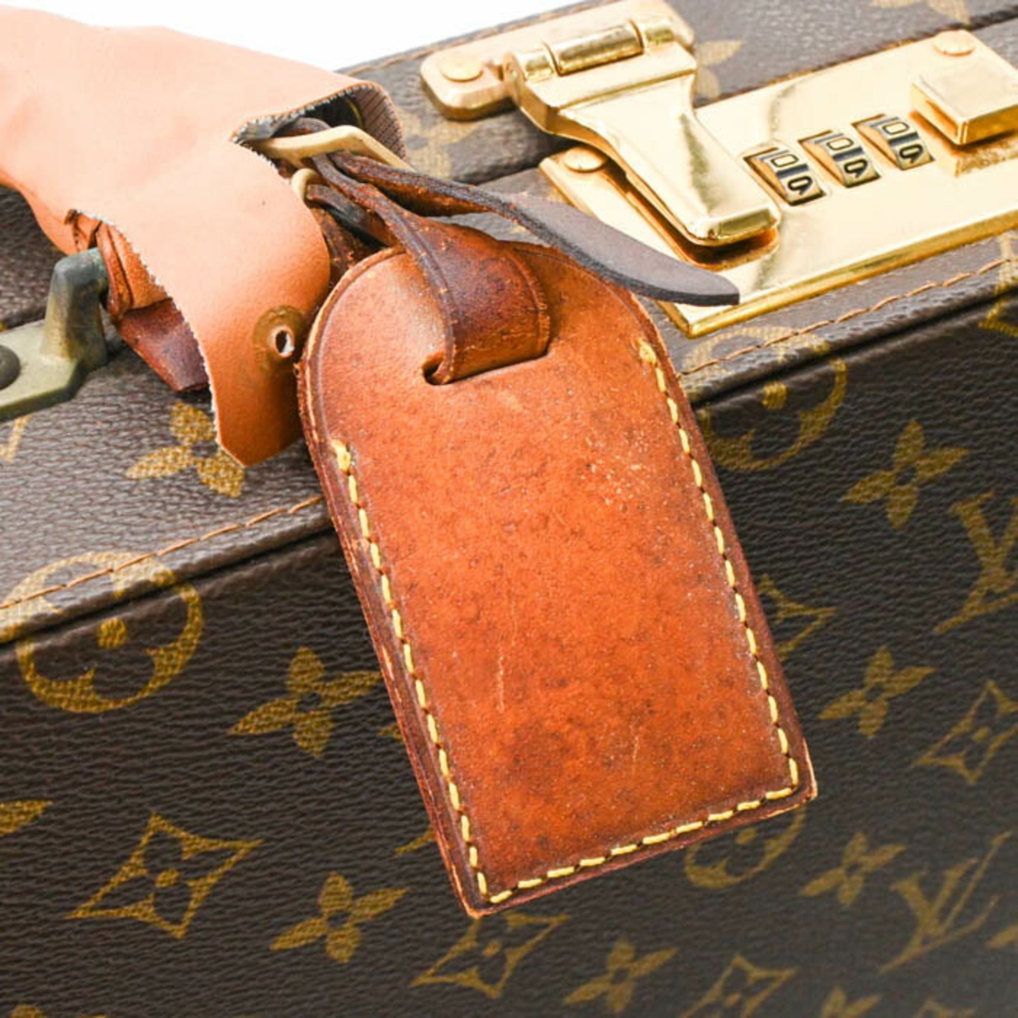 Louis Vuitton Brown Monogram Leather Attaché Case (Pre-Owned)