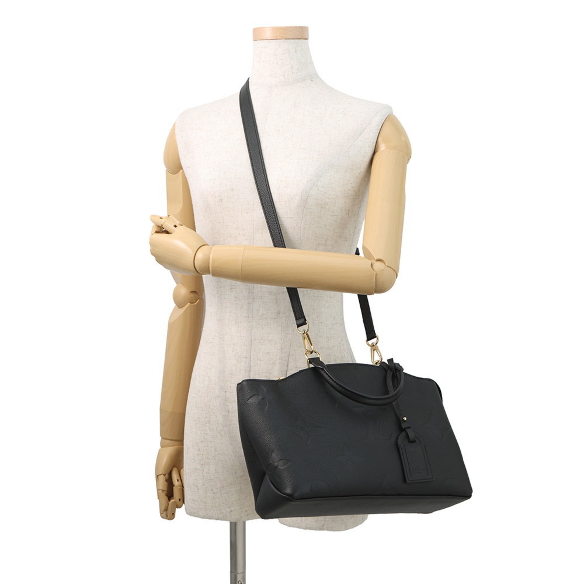 Louis Vuitton Monogram Empreinte Black Noir Monogram Empreinte Handbag Shoulder Bag (Pre-Owned)