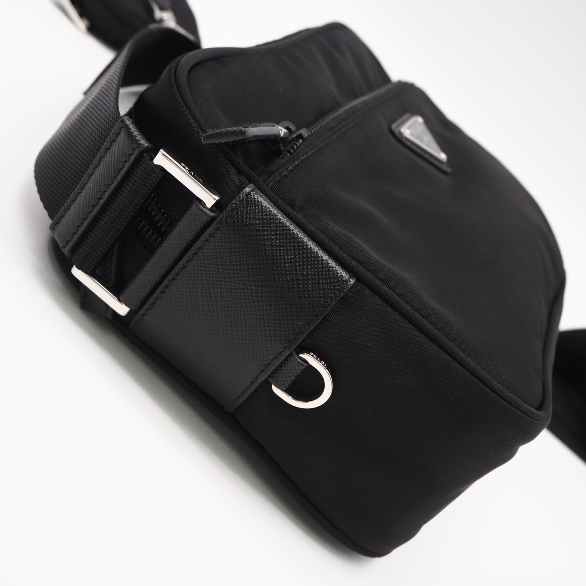 Prada Black Nylon Shoulder Bag (Pre-Owned)