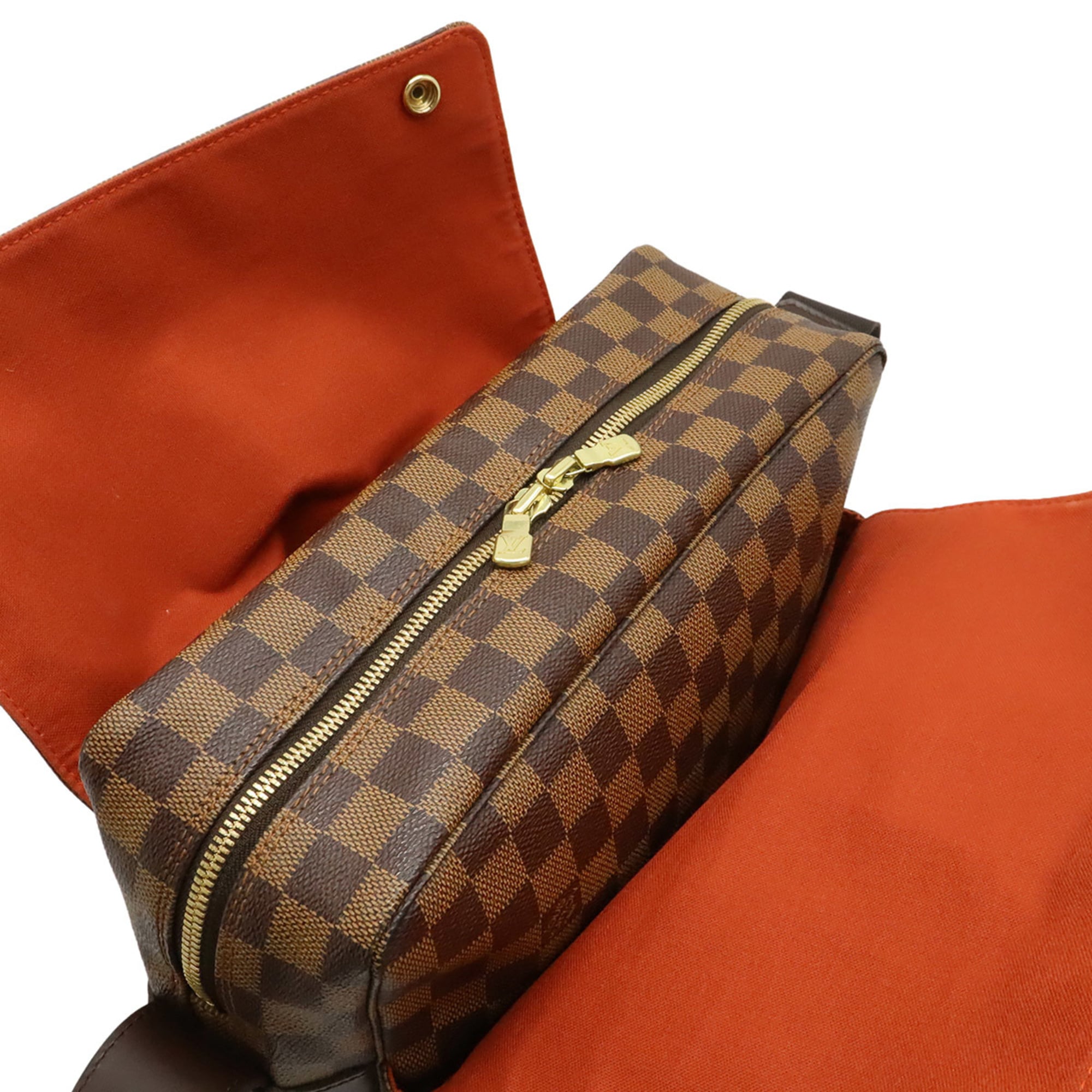 Louis Vuitton Damier Brown Pvc Handbag Shoulder Bag (Pre-Owned)