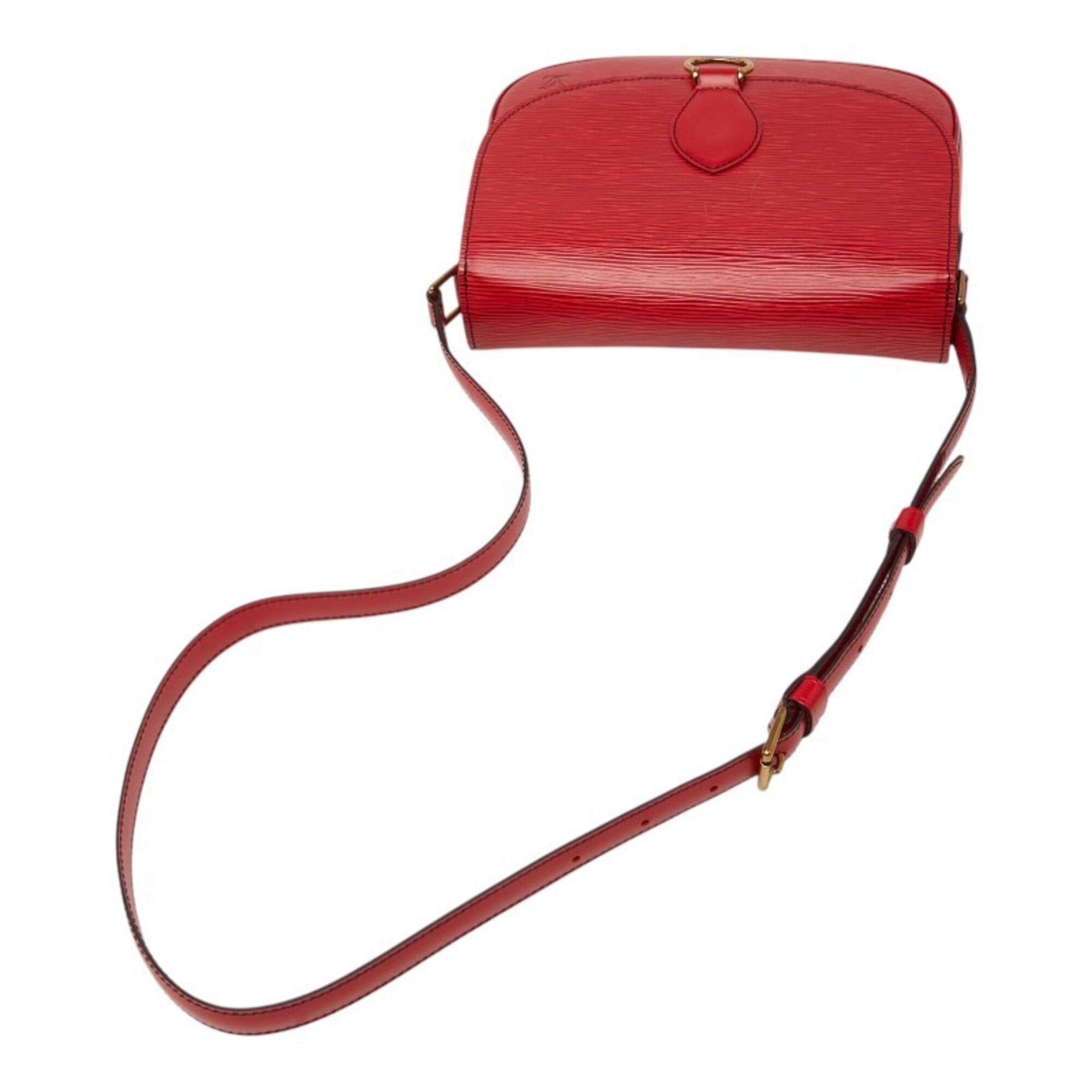 Louis Vuitton Castilian Red Leather Shoulder Bag (Pre-Owned)