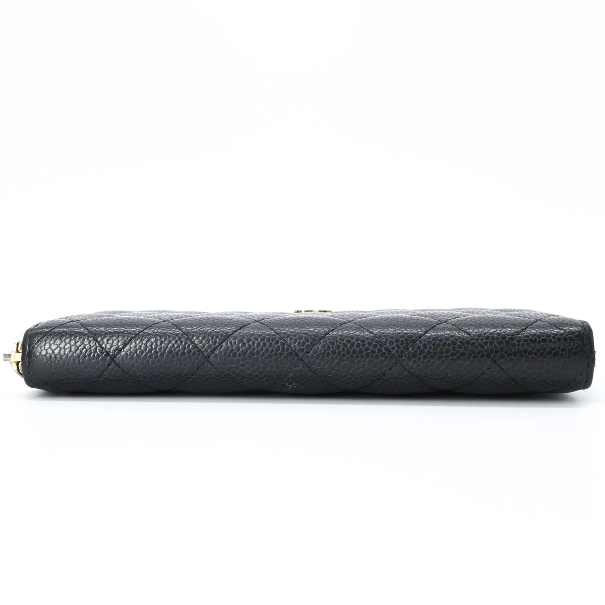 Chanel Black Grained Calfskin Coin Purse/Coin Case (Pre-Owned)