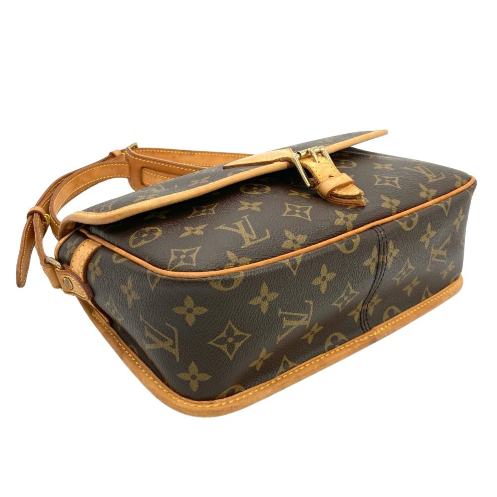Louis Vuitton Brown Monogram Canvas Shoulder Bag (Pre-Owned)