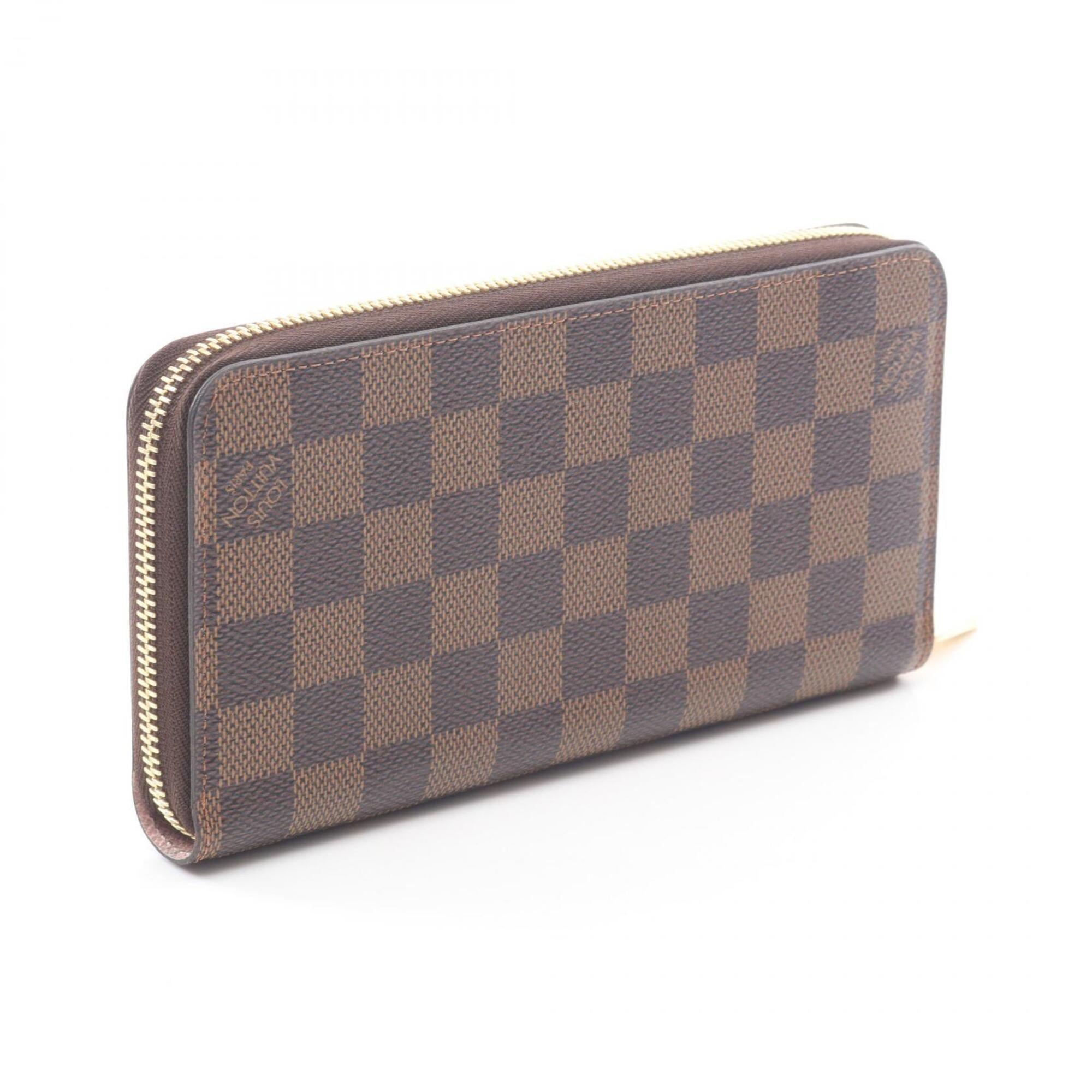 Louis Vuitton Brown Damier Canvas Pvc Long Wallet (Bi-Fold) (Pre-Owned)