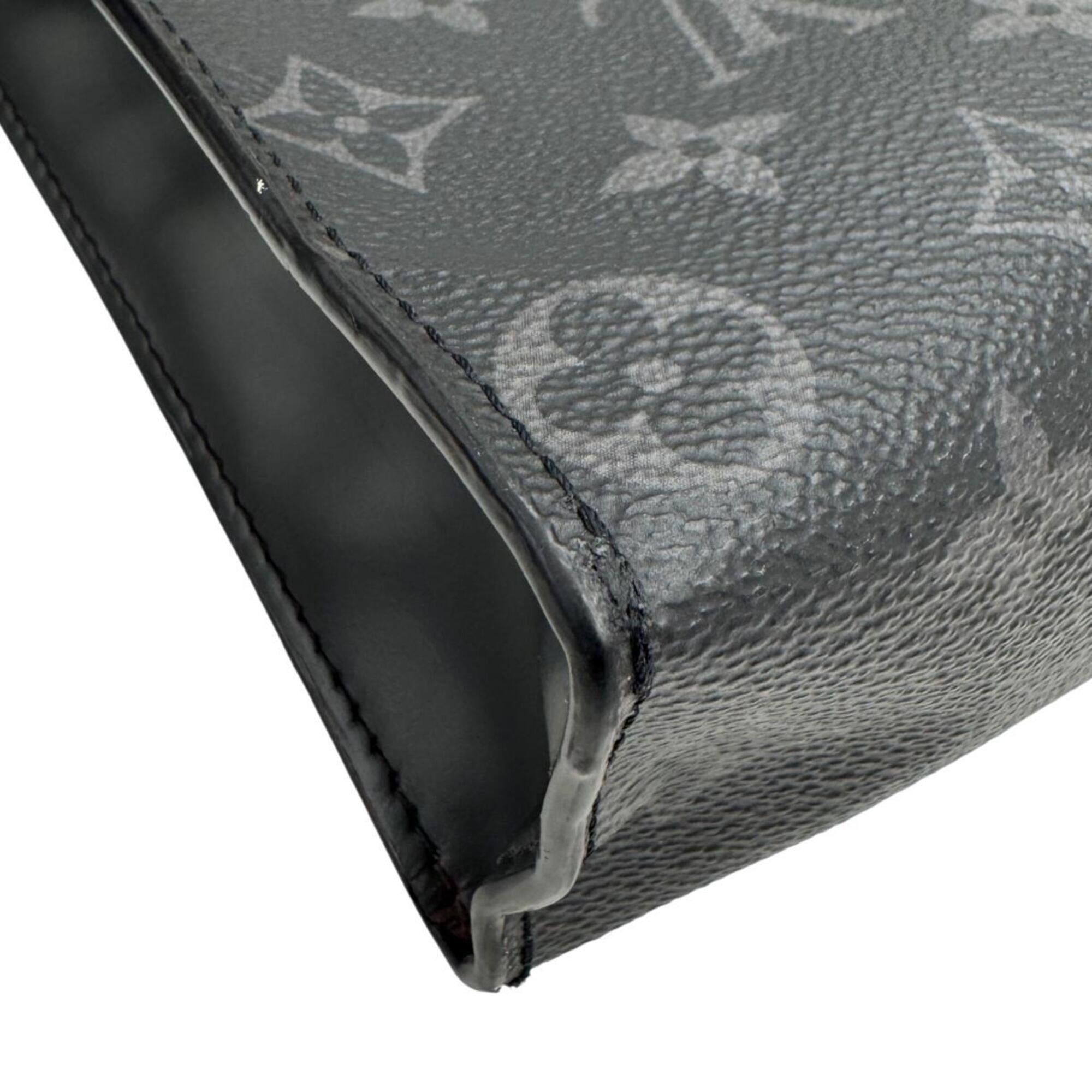 Louis Vuitton Black Monogram Eclipse Clutch Bag Pochette (Pre-Owned)