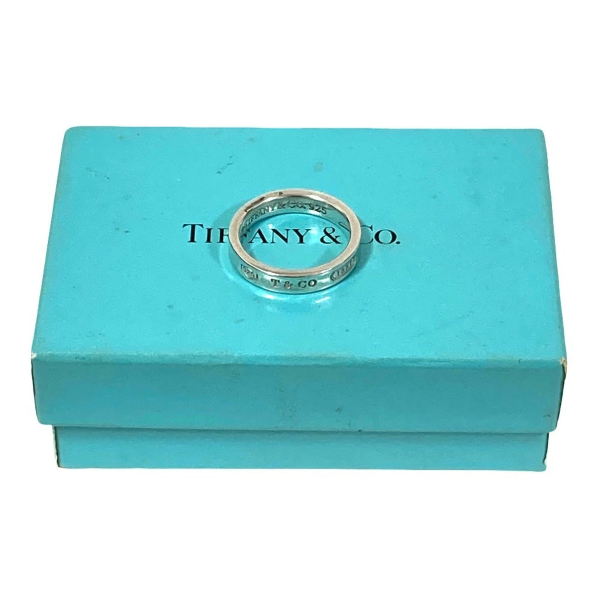 Tiffany Silver 925 Band Ring (Pre-Owned)