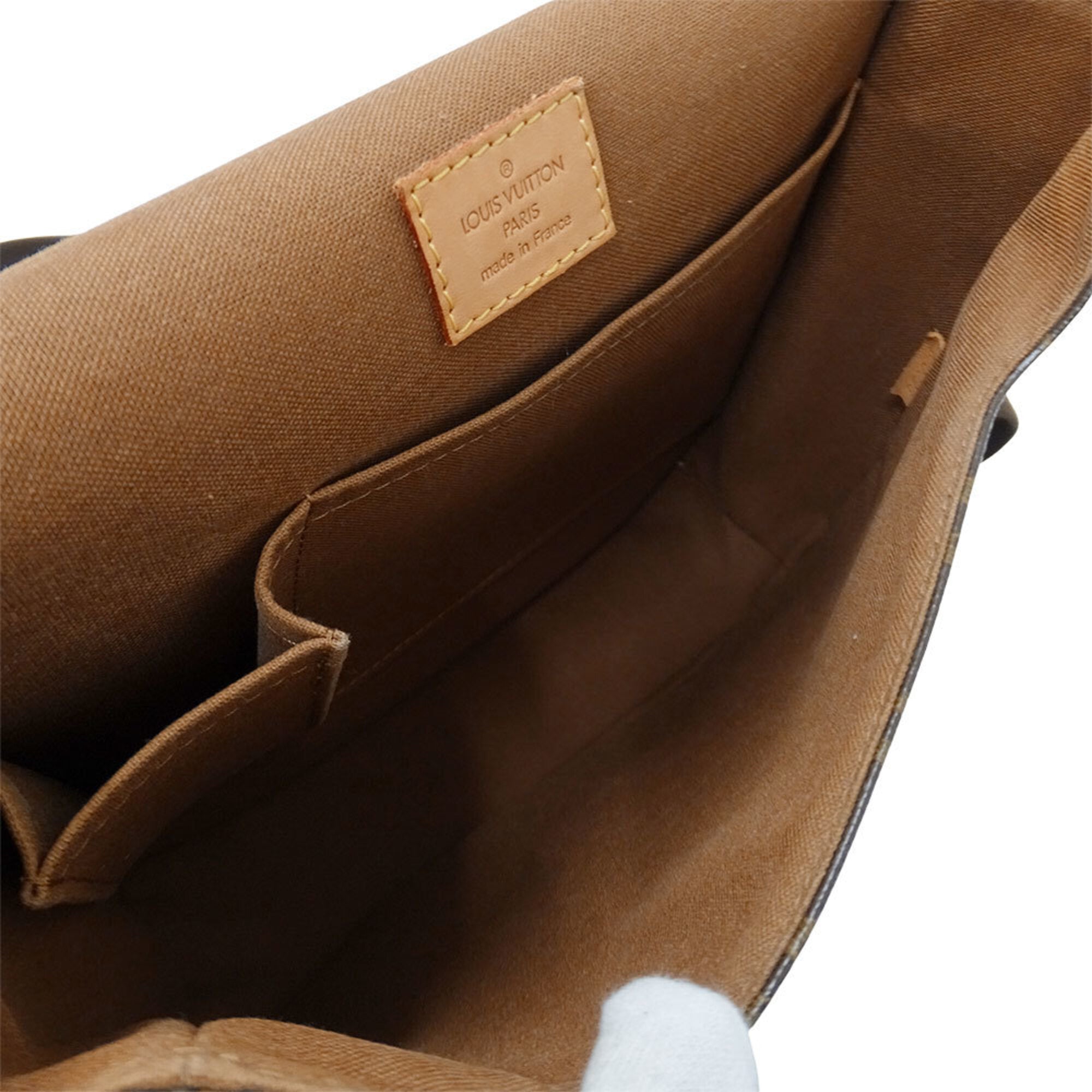 Louis Vuitton Brown Monogram Canvas Messenger Bag Shoulder Bag (Pre-Owned)