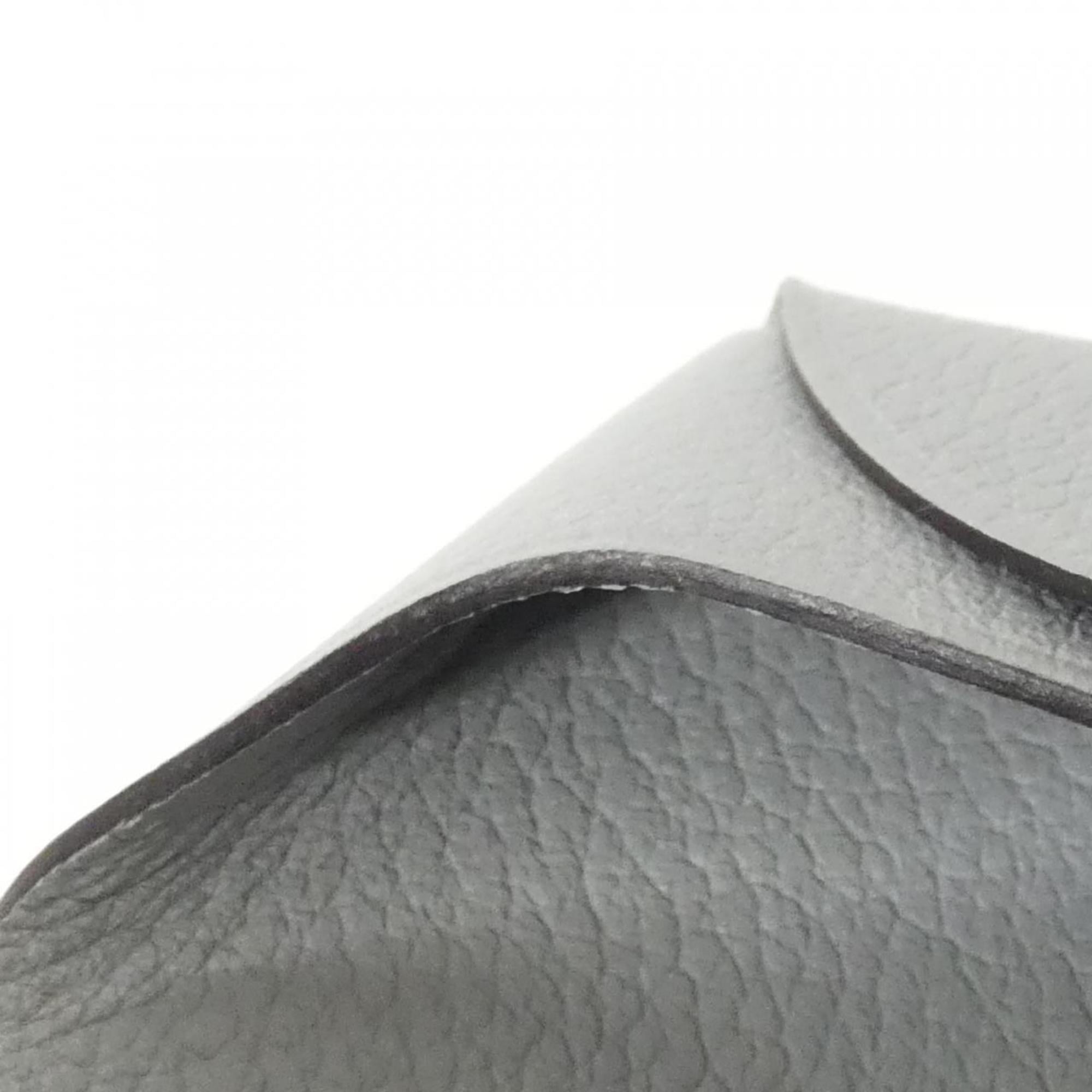 Hermes Gray Coin Purse/Coin Case (Pre-Owned)