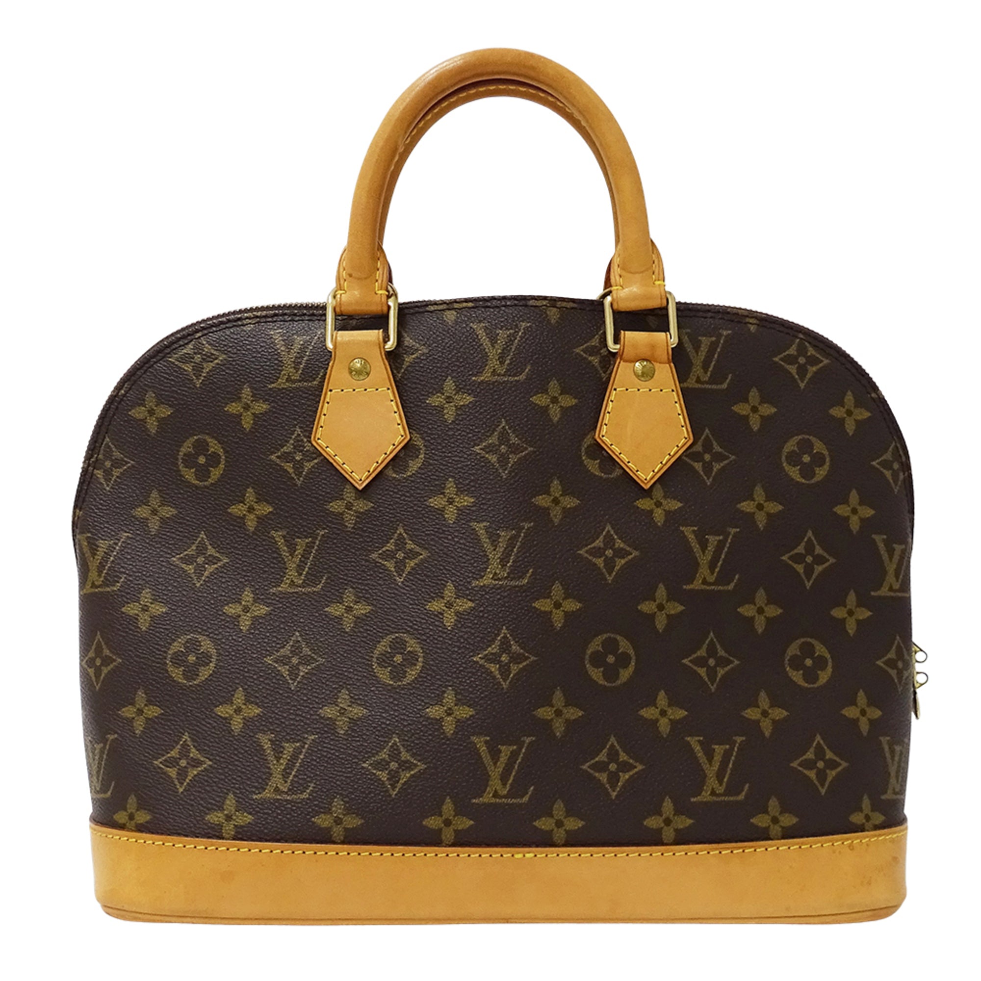 Louis Vuitton Brown Monogram Canvas Handbag (Pre-Owned)