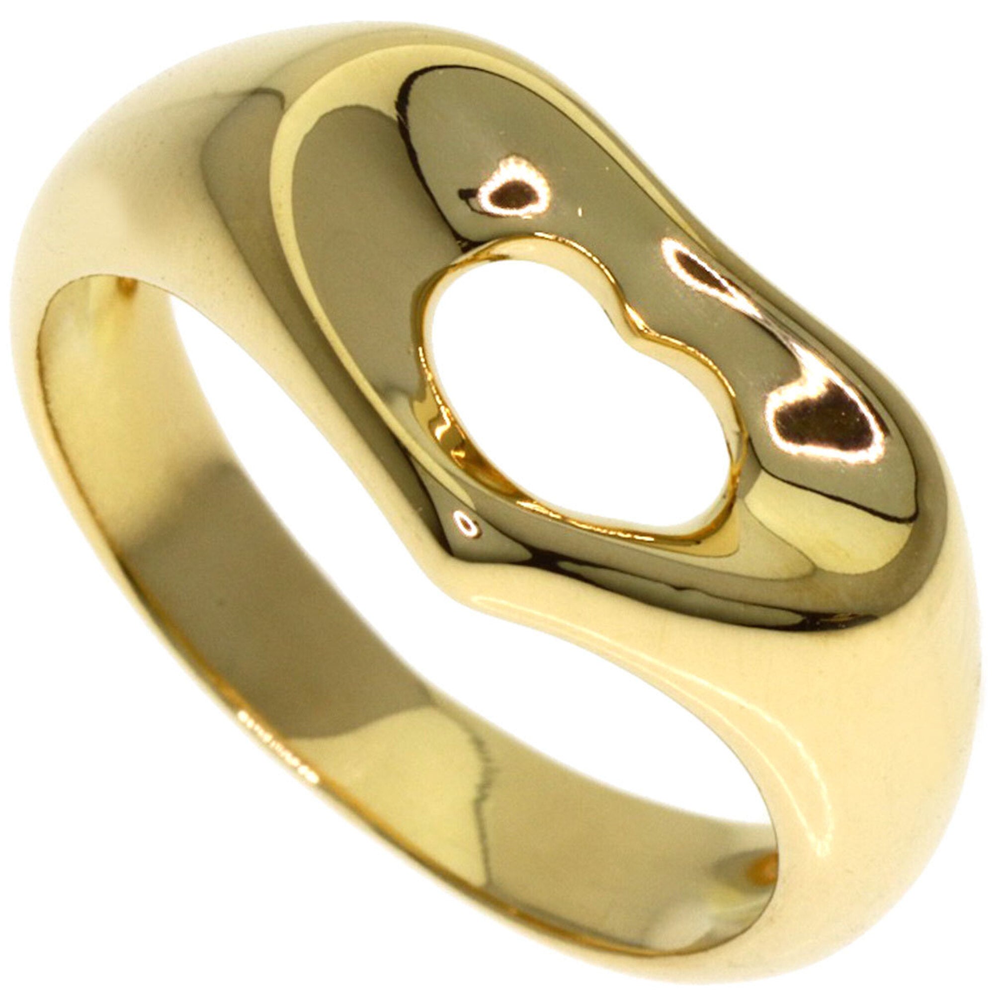 Tiffany Open Heart Yellow Gold (18K) Band Ring (Pre-Owned)
