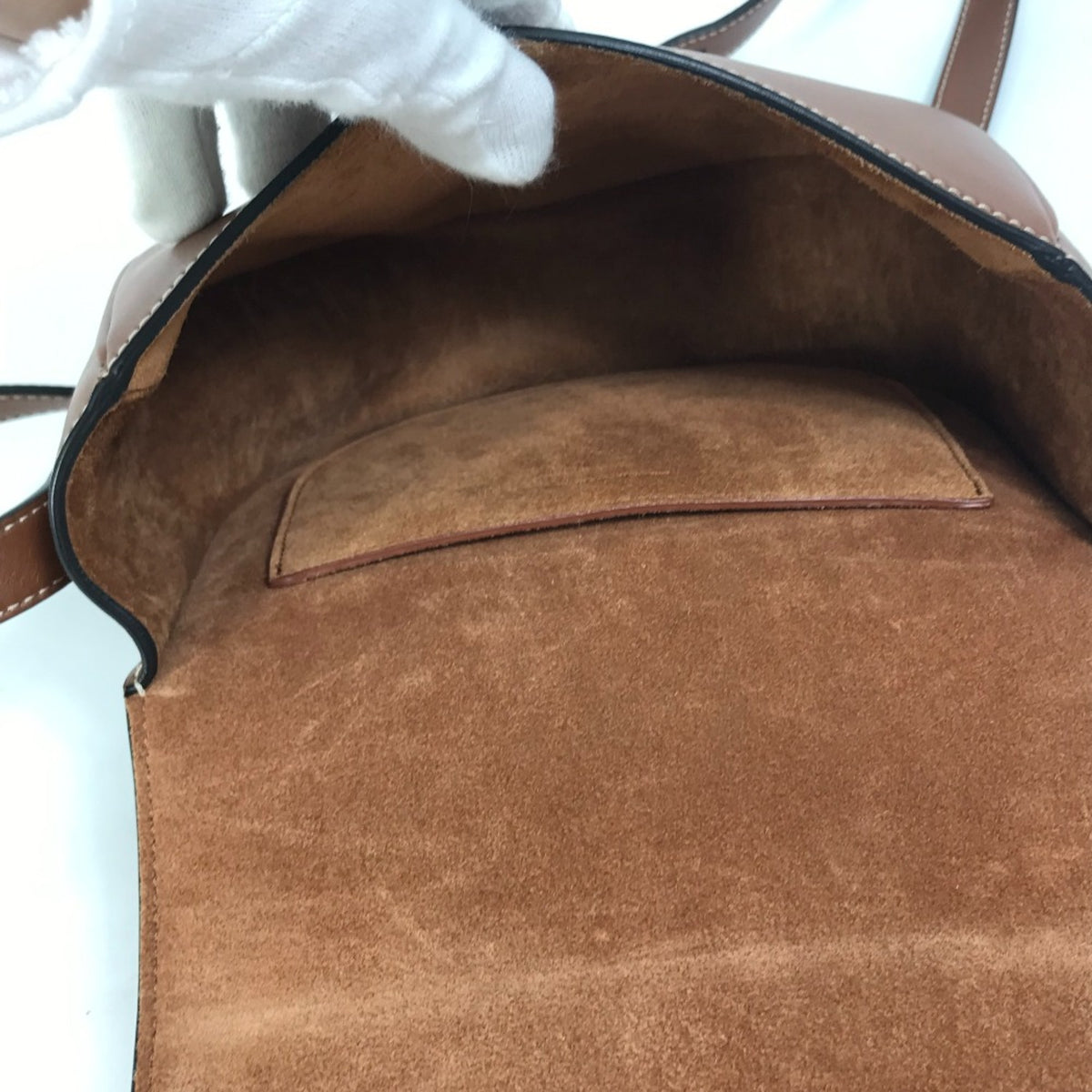 Celine Brown Leather Shoulder Bag (Pre-Owned)