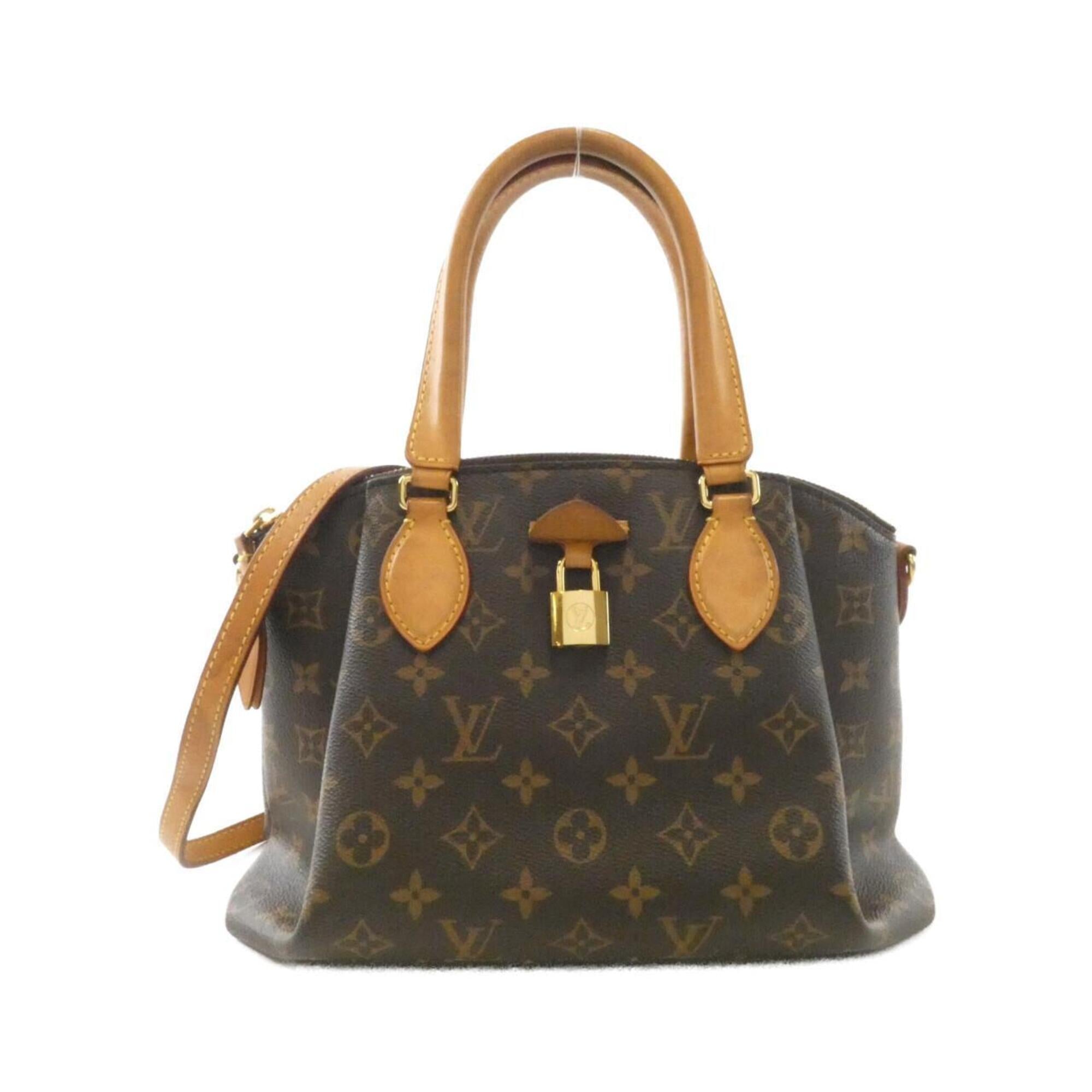 Louis Vuitton Marron Monogram Coated Canvas Handbag (Pre-Owned)