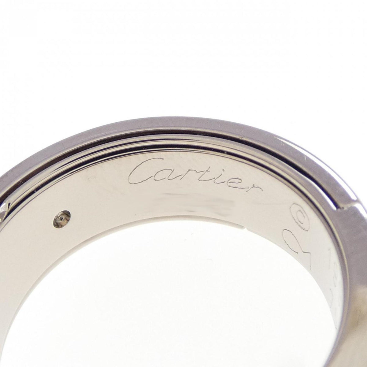 Cartier White Gold White Gold (18K) Band Ring (Pre-Owned)