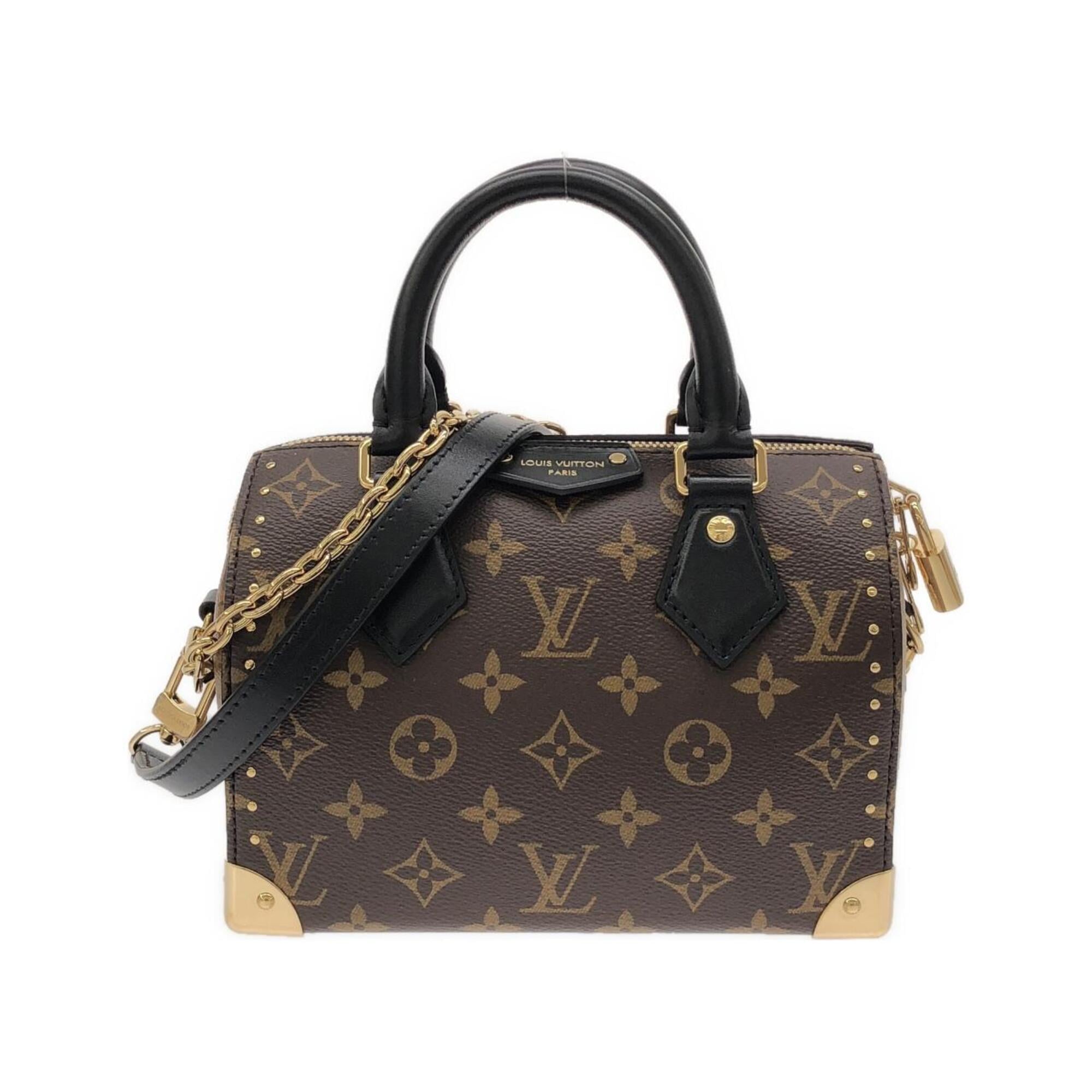 Louis Vuitton Marron Coated Canvas Boston Bag (Pre-Owned)