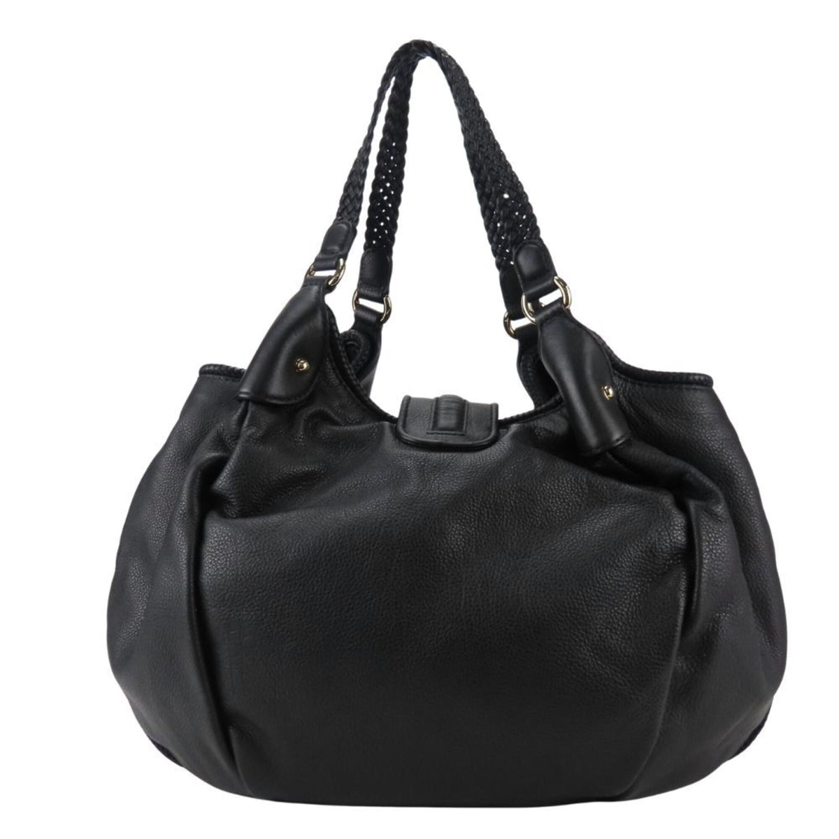 Gucci Black Leather Tote Bag (Pre-Owned)