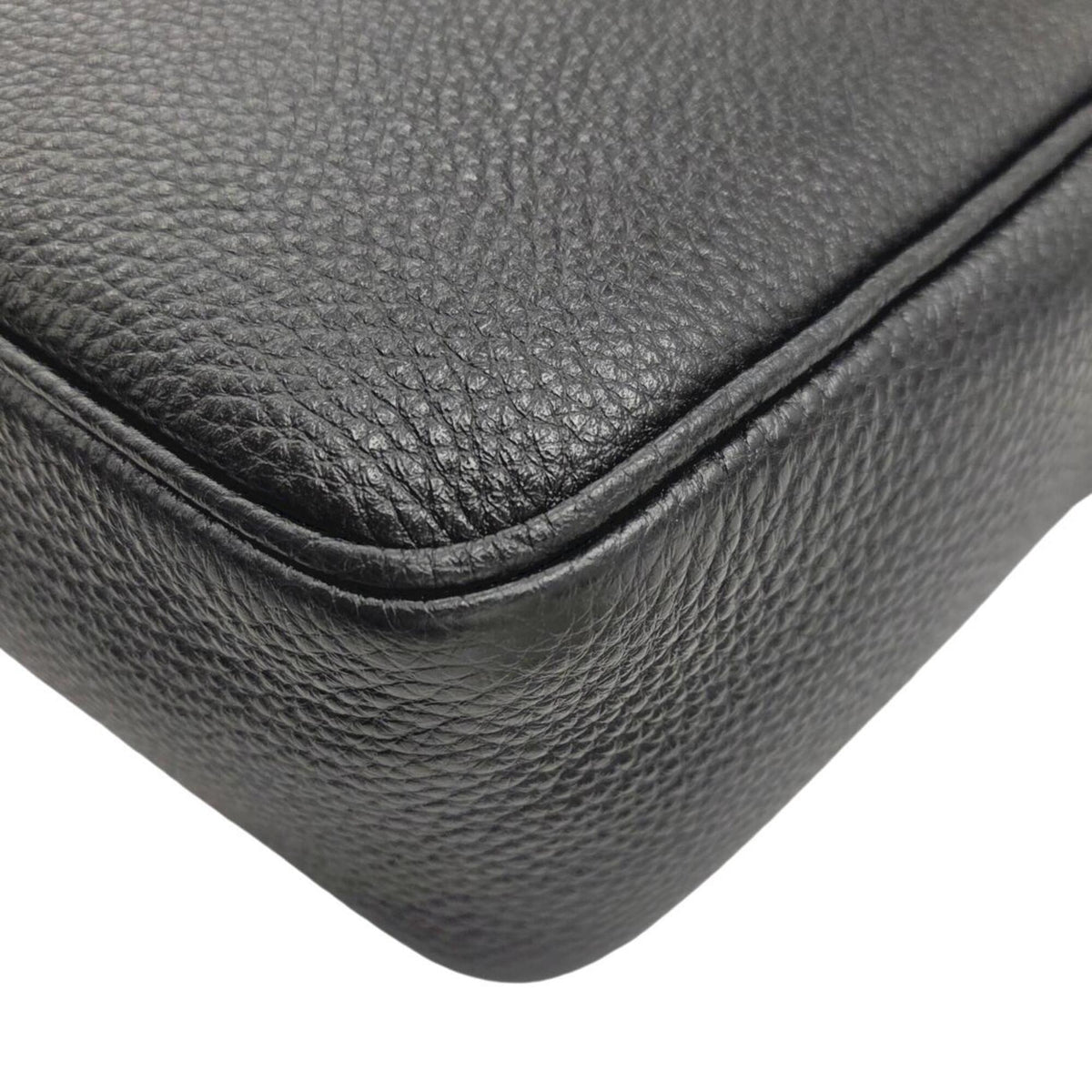 Prada Black Leather Shoulder Bag (Pre-Owned)