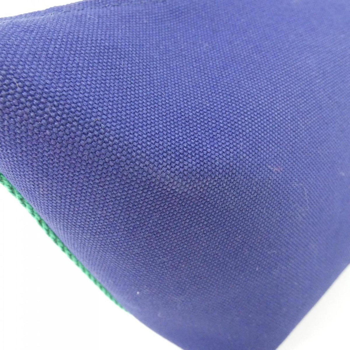 Hermes Marine Blue Canvas Handbag Pouch (Pre-Owned)