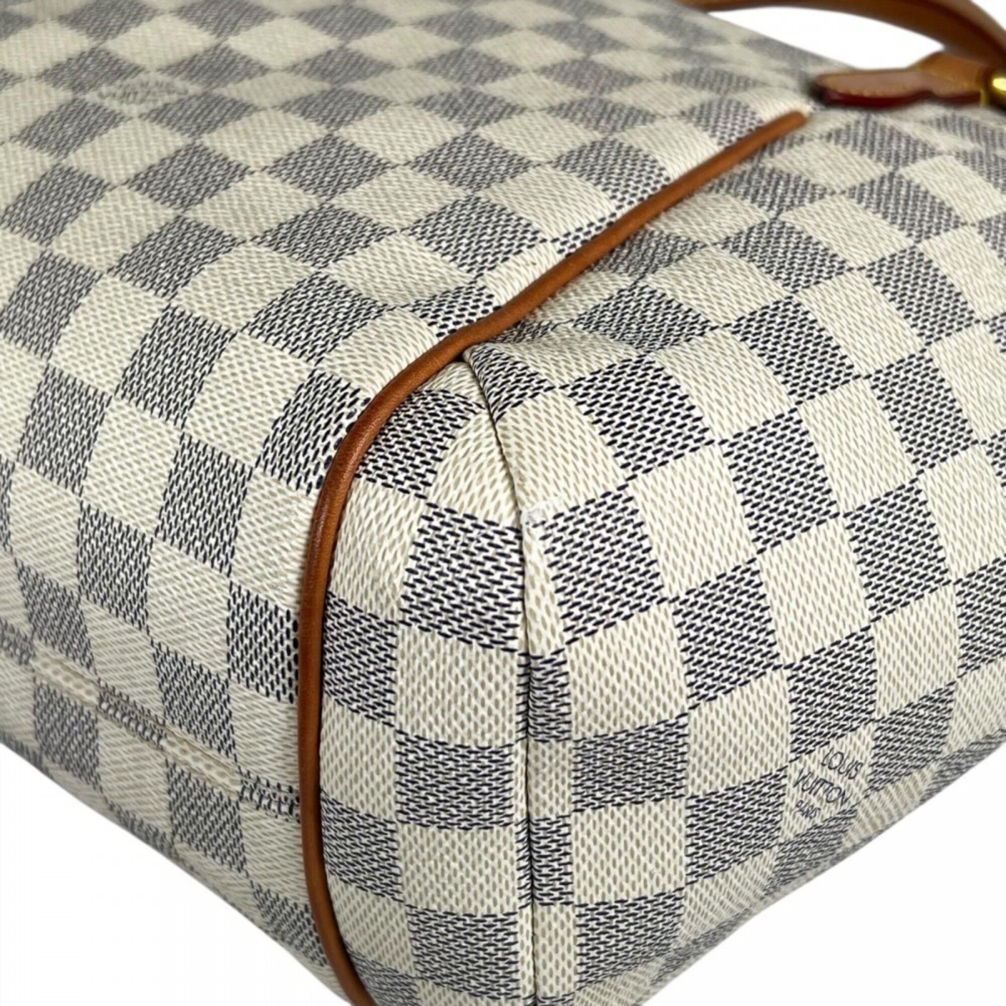 Louis Vuitton Ivory Damier Azur Canvas Tote Bag (Pre-Owned)