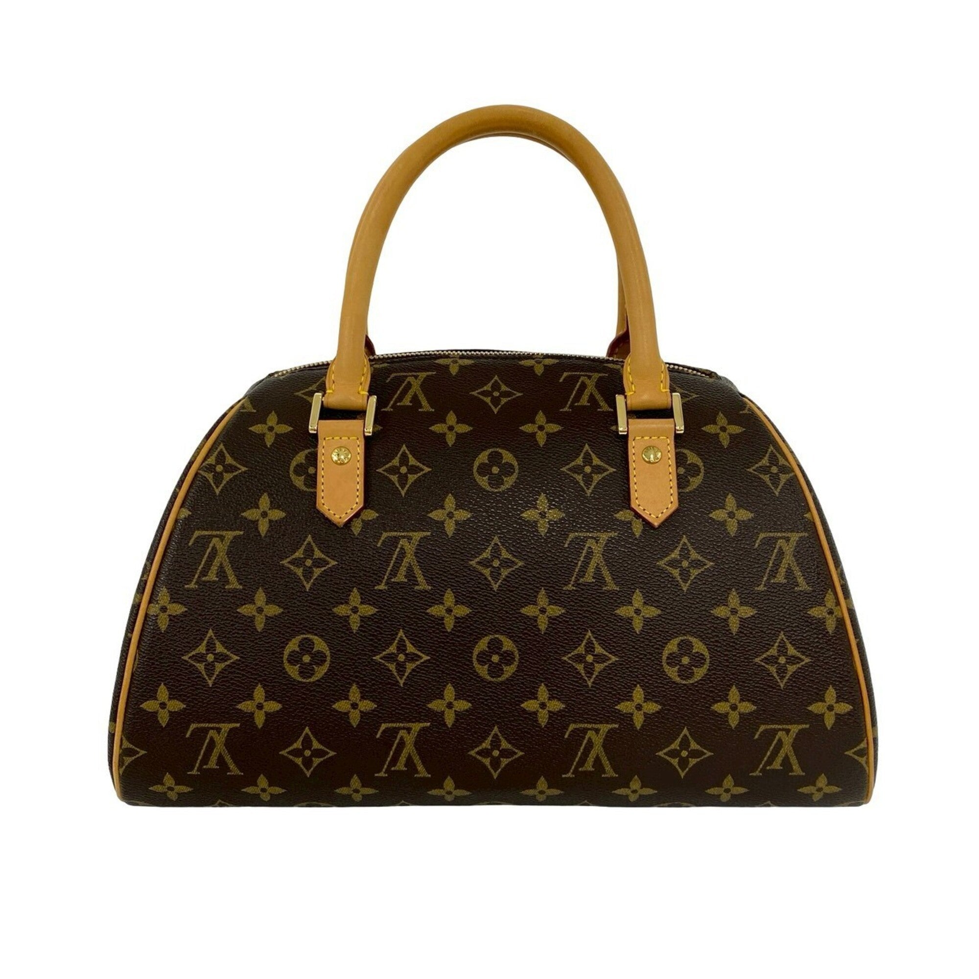Louis Vuitton Brown Leather Boston Bag Handbag (Pre-Owned)