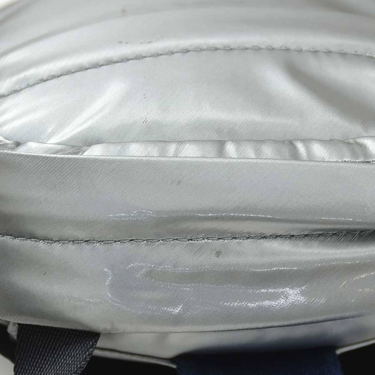 Mcm Blue Silver Pvc Shoulder Bag (Pre-Owned)