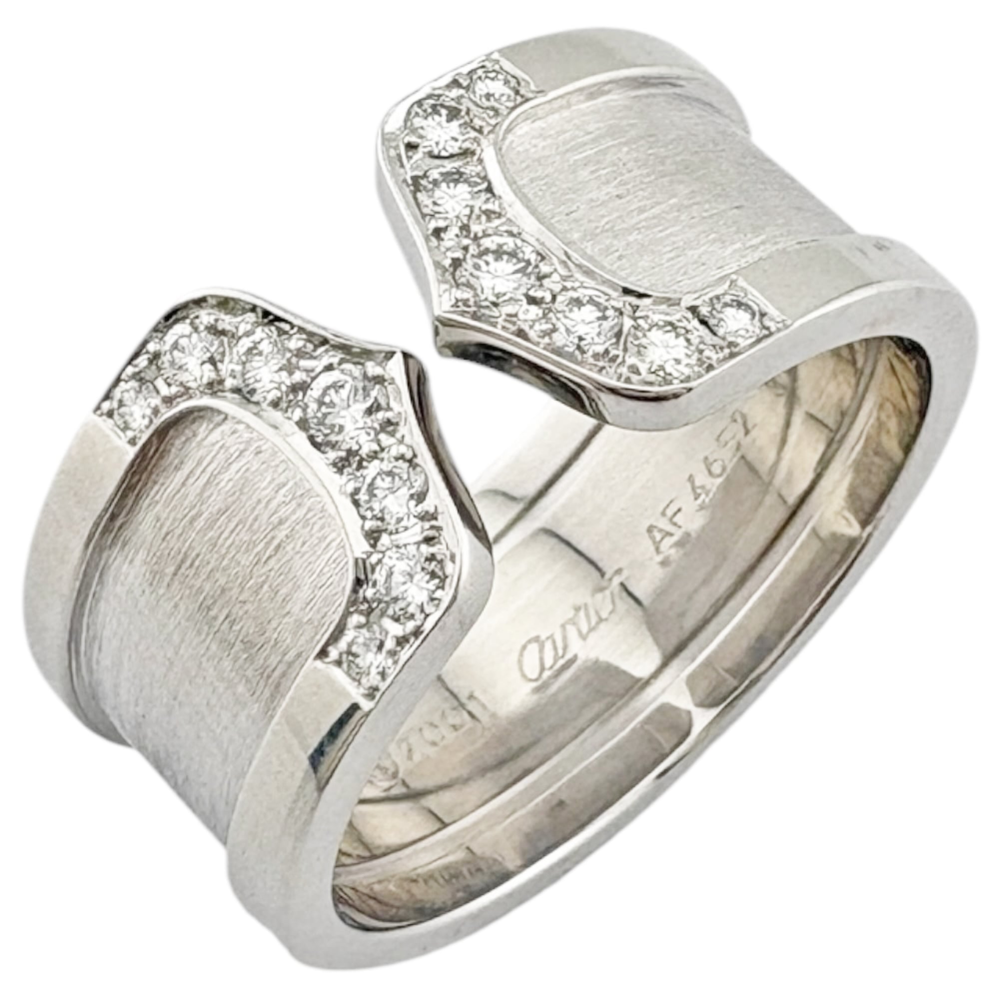 Cartier Silver White Gold (18K) Band Ring (Pre-Owned)