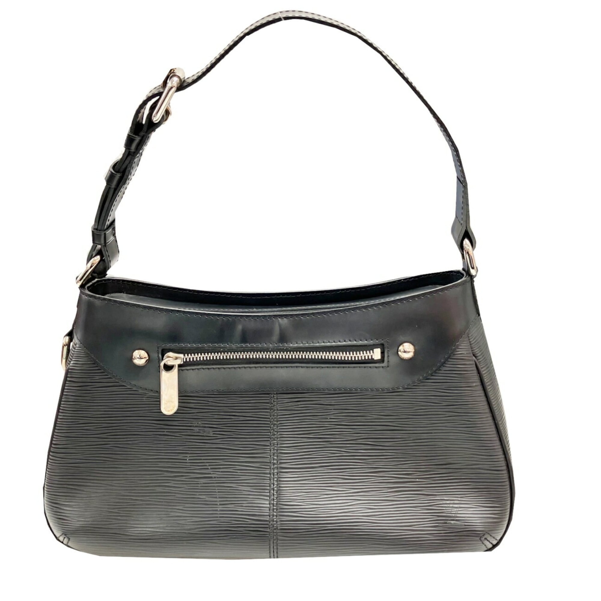 Louis Vuitton Black Noir Epi Leather Shoulder Bag (Pre-Owned)