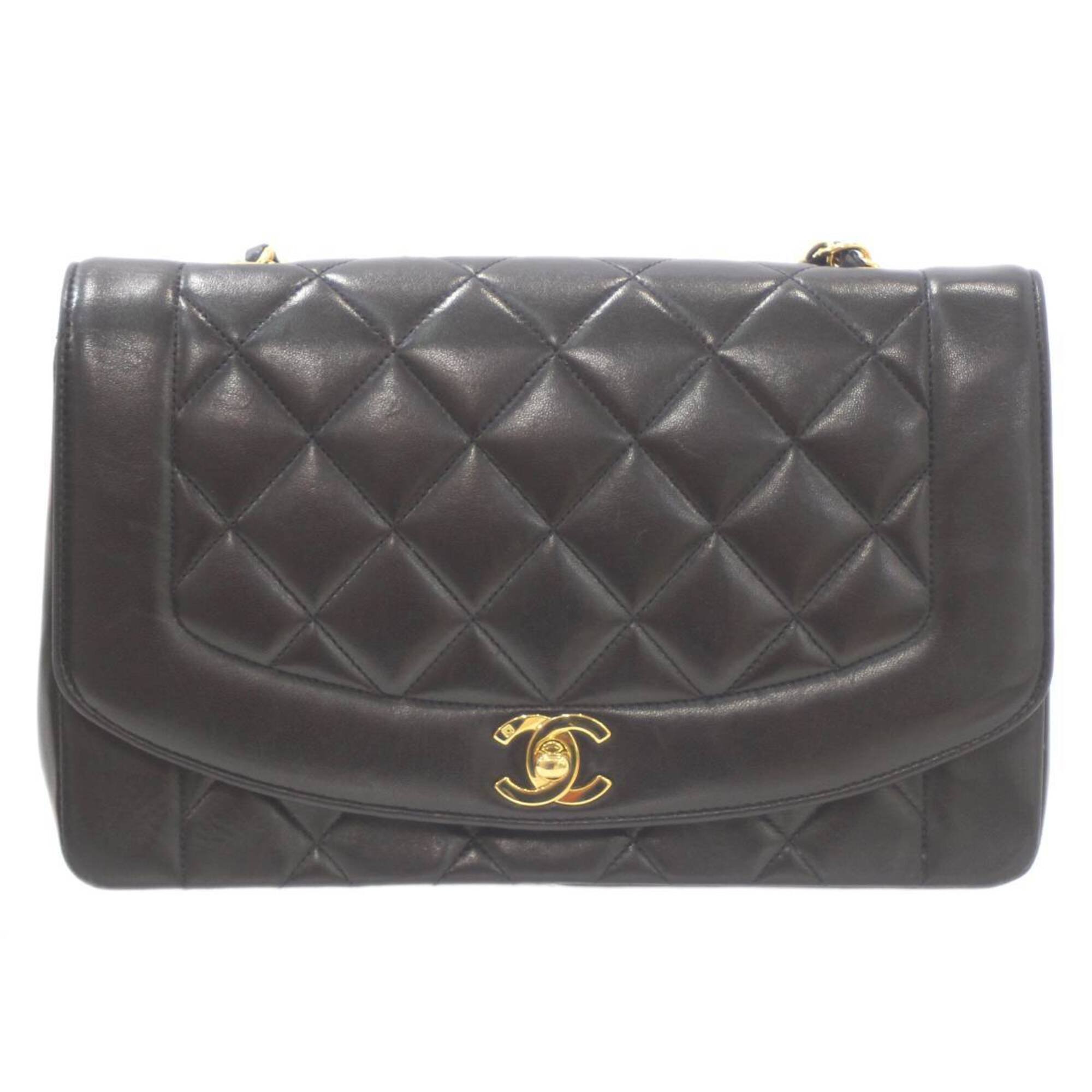 Chanel Matelasse Black Shoulder Bag (Pre-Owned)