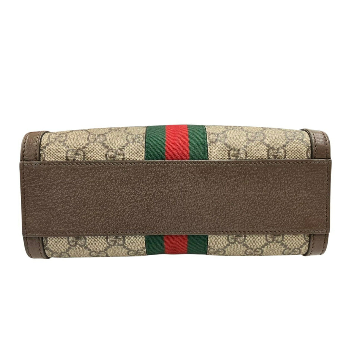 Gucci Beige Gg Supreme Leather Handbag Shoulder Bag (Pre-Owned)