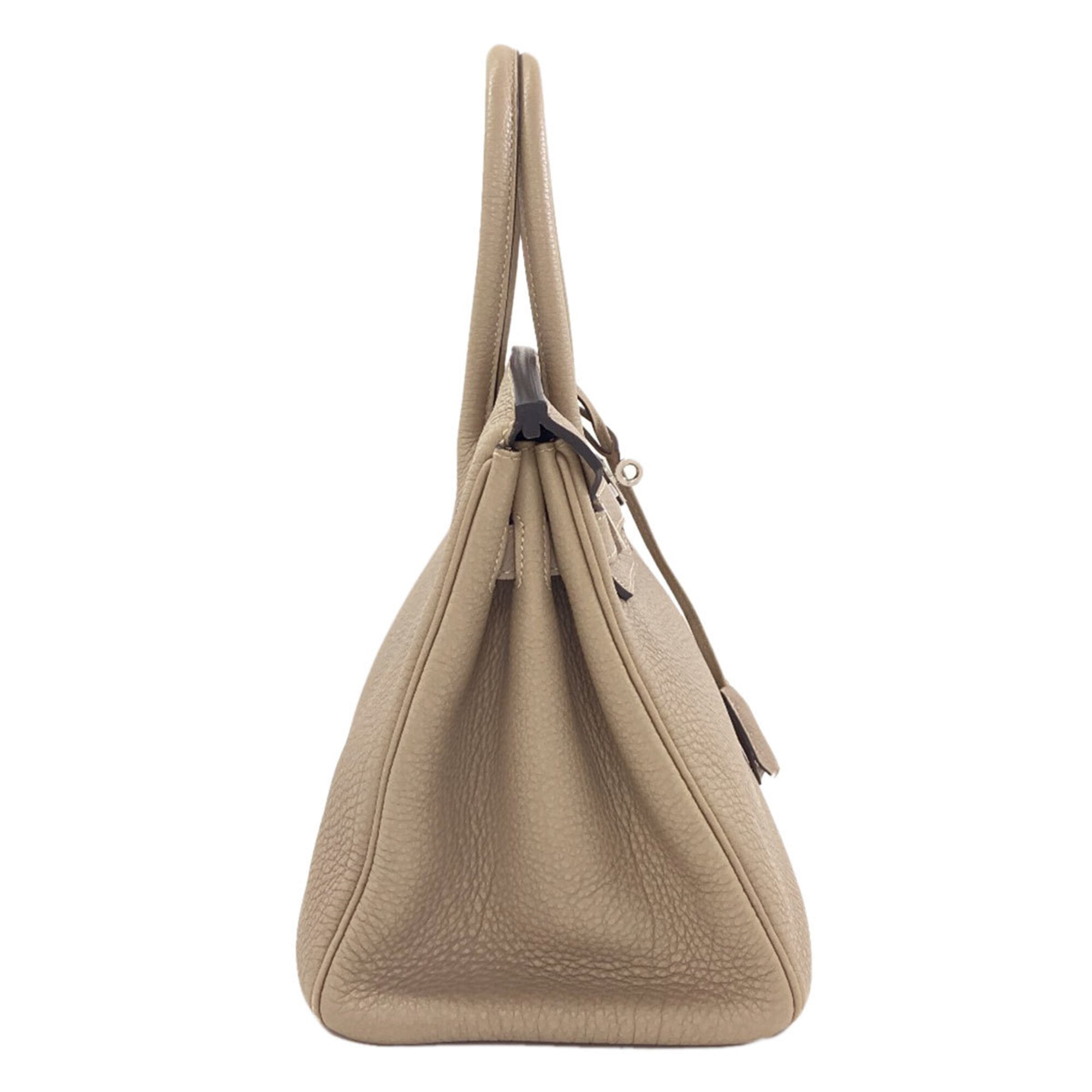 Hermes Beige Togo Leather Handbag (Pre-Owned)