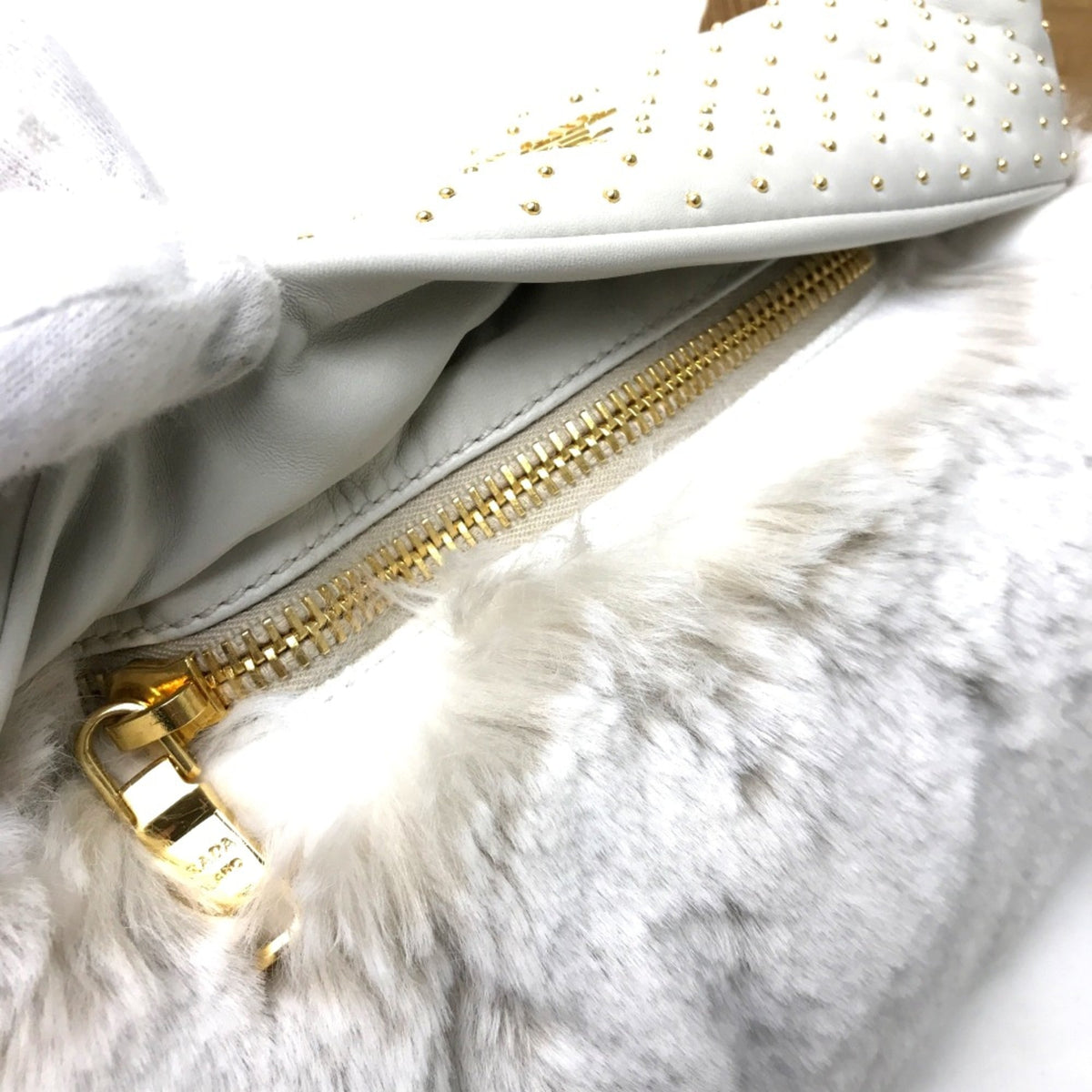 Prada White Other Clutch Bag (Pre-Owned)
