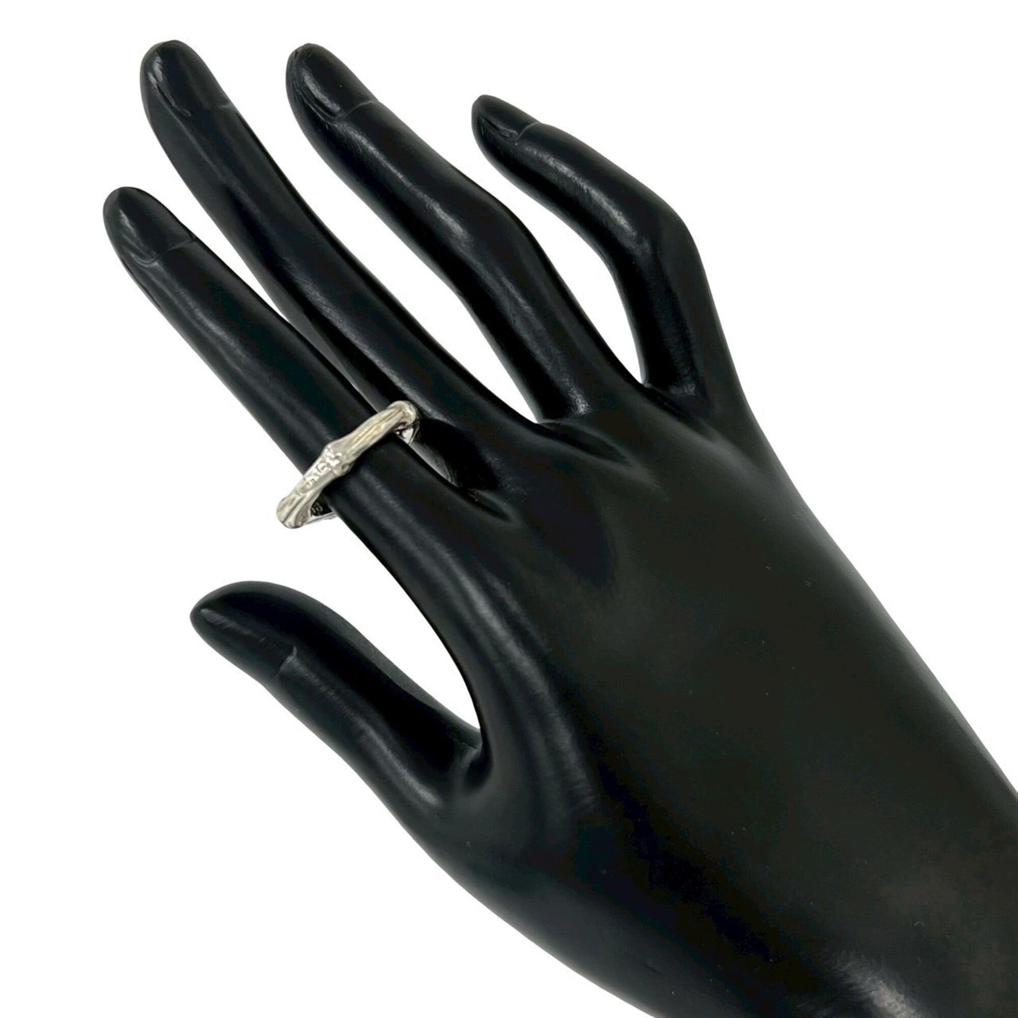 Tiffany Silver Silver 925 Band Ring (Pre-Owned)