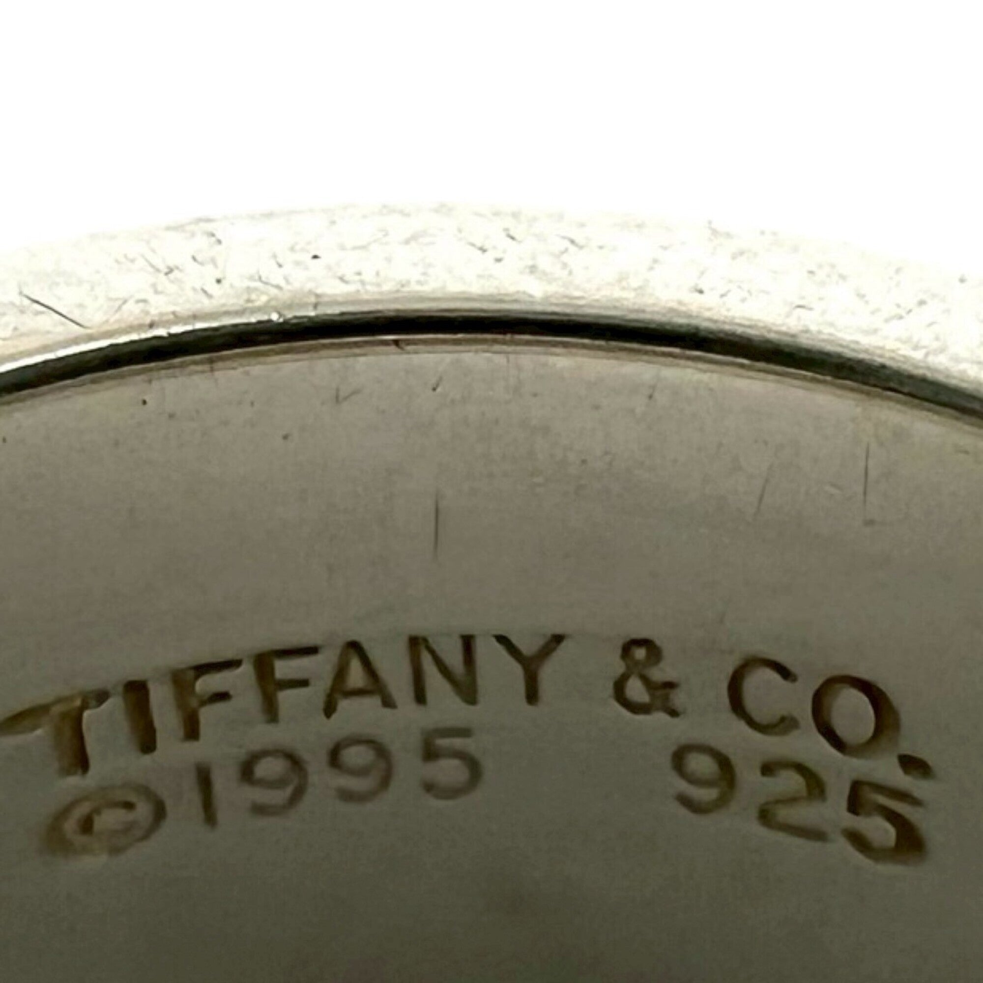 Tiffany Silver Silver 925 Band Ring (Pre-Owned)