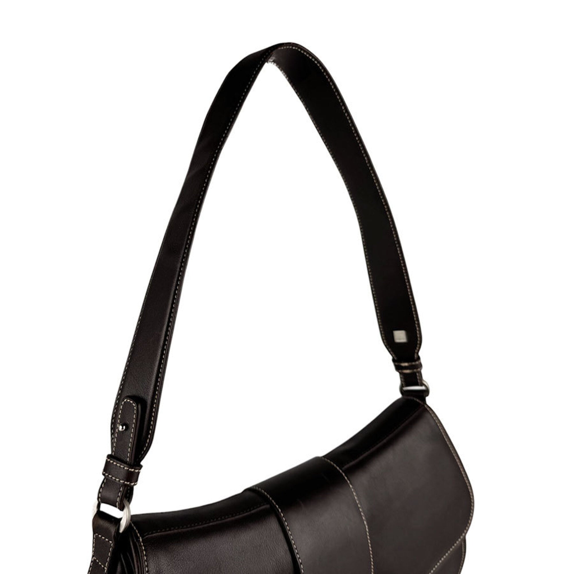 Salvatore Ferragamo Brown Leather Shoulder Bag (Pre-Owned)