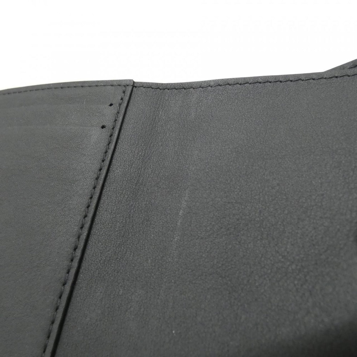 Louis Vuitton Monogram Shadow Black Leather Wallet (Tri-Fold) (Pre-Owned)