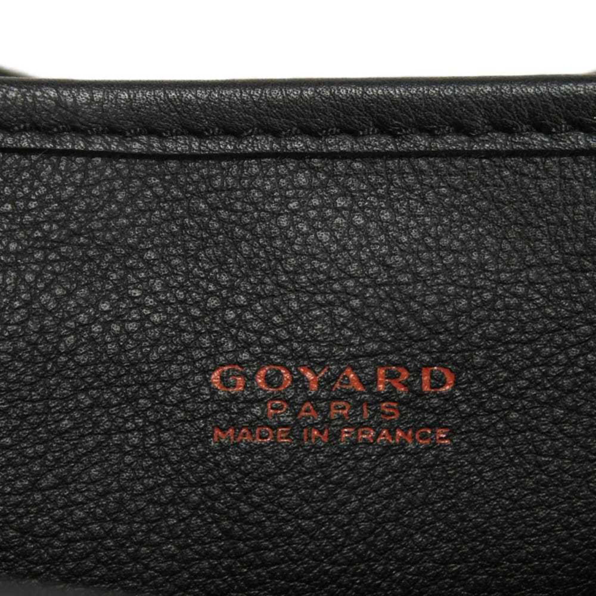 Goyard Black Canvas Leather Tote Bag (Pre-Owned)
