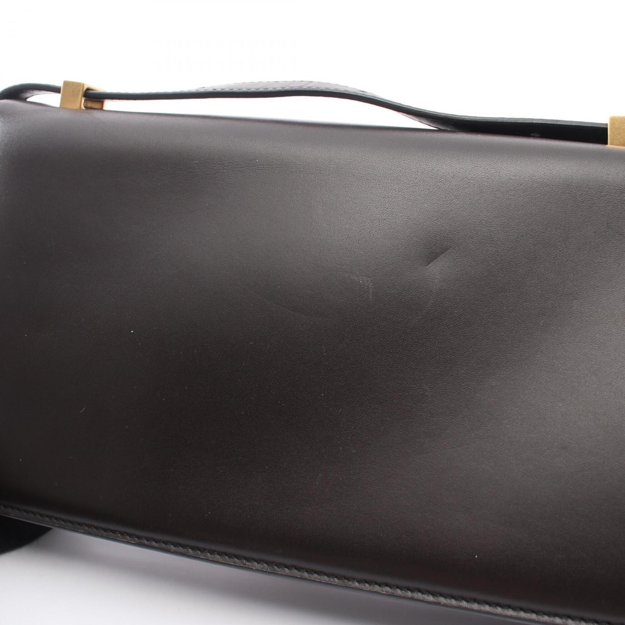 Bottega Veneta Brown Leather Handbag Shoulder Bag (Pre-Owned)