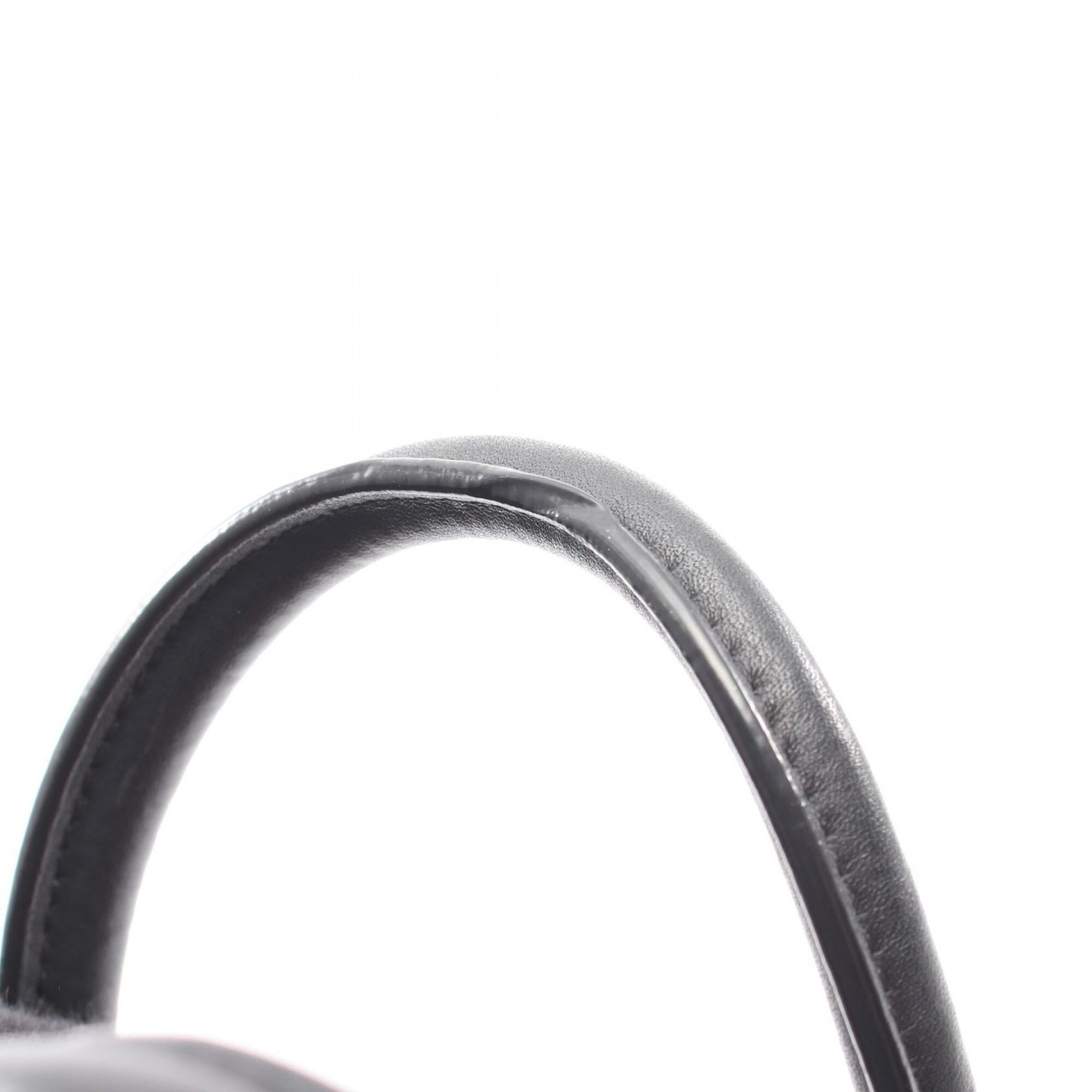 Celine Black Brown Ivory Leather Handbag (Pre-Owned)