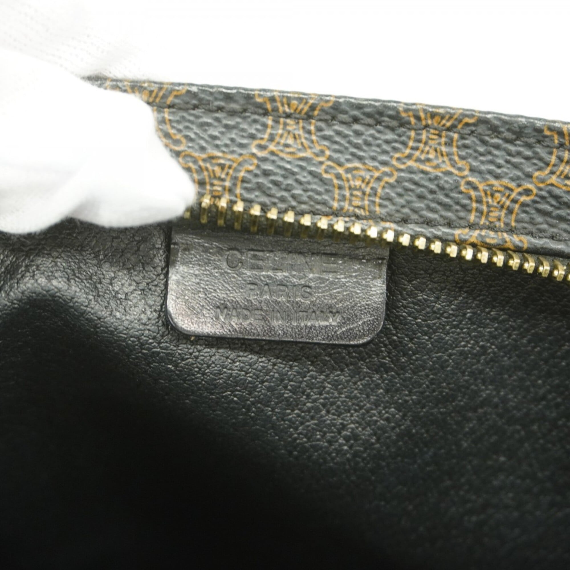 Celine Black Pvc Tote Bag (Pre-Owned)