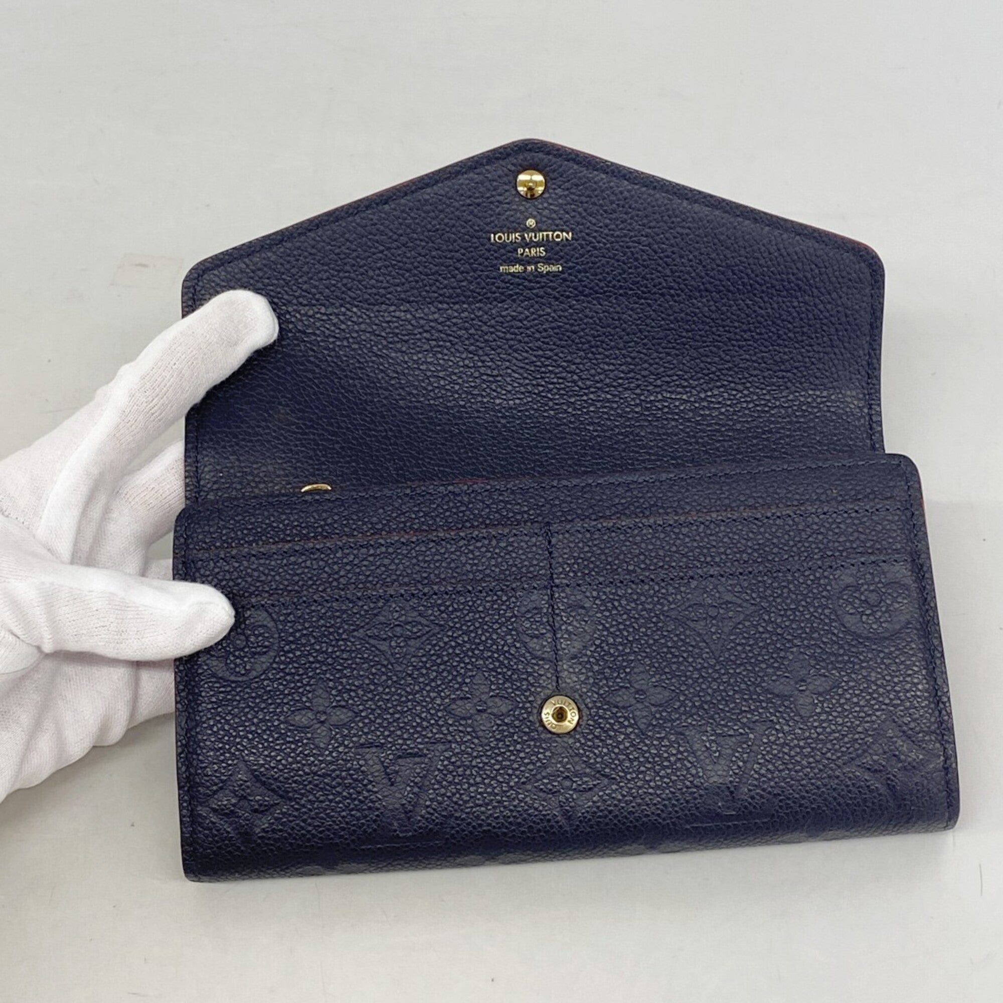 Louis Vuitton Marine Rouge Long Wallet (Bi-Fold) (Pre-Owned)